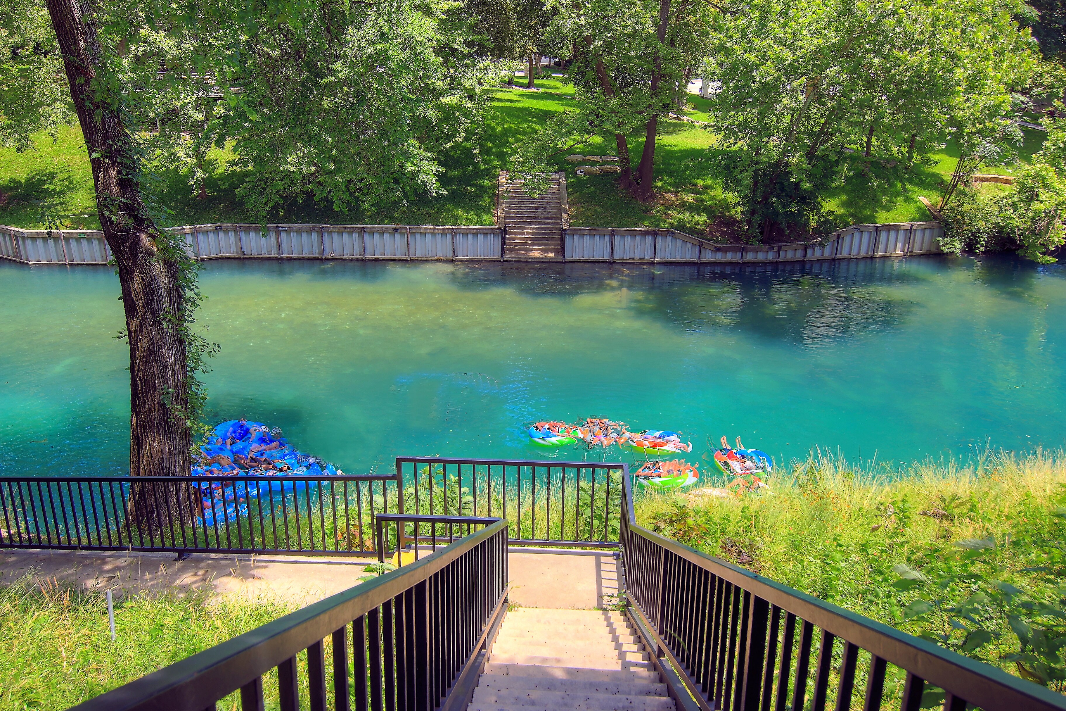 Fun on the Comal has beautiful and convenient private access to the Comal River.