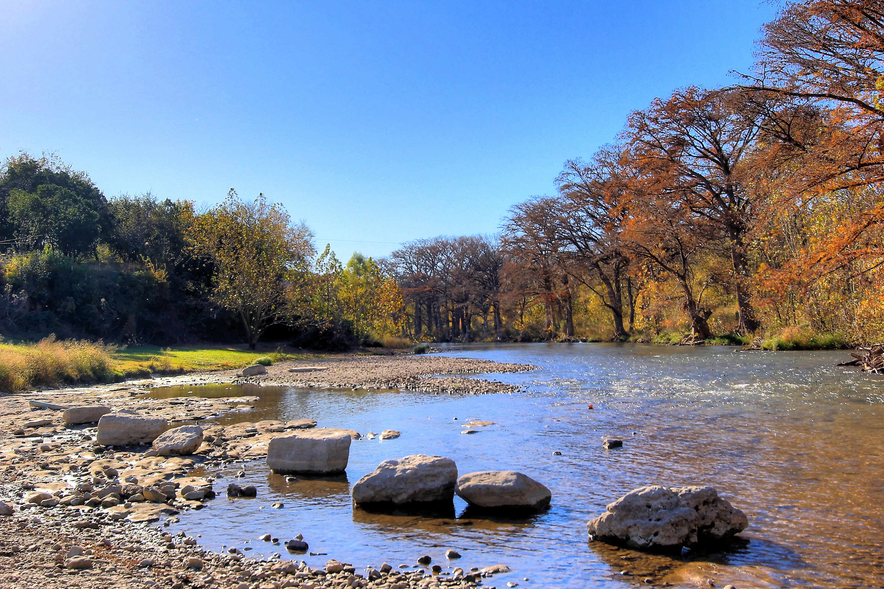 Enjoy cooling off in the beautiful Guadalupe River.