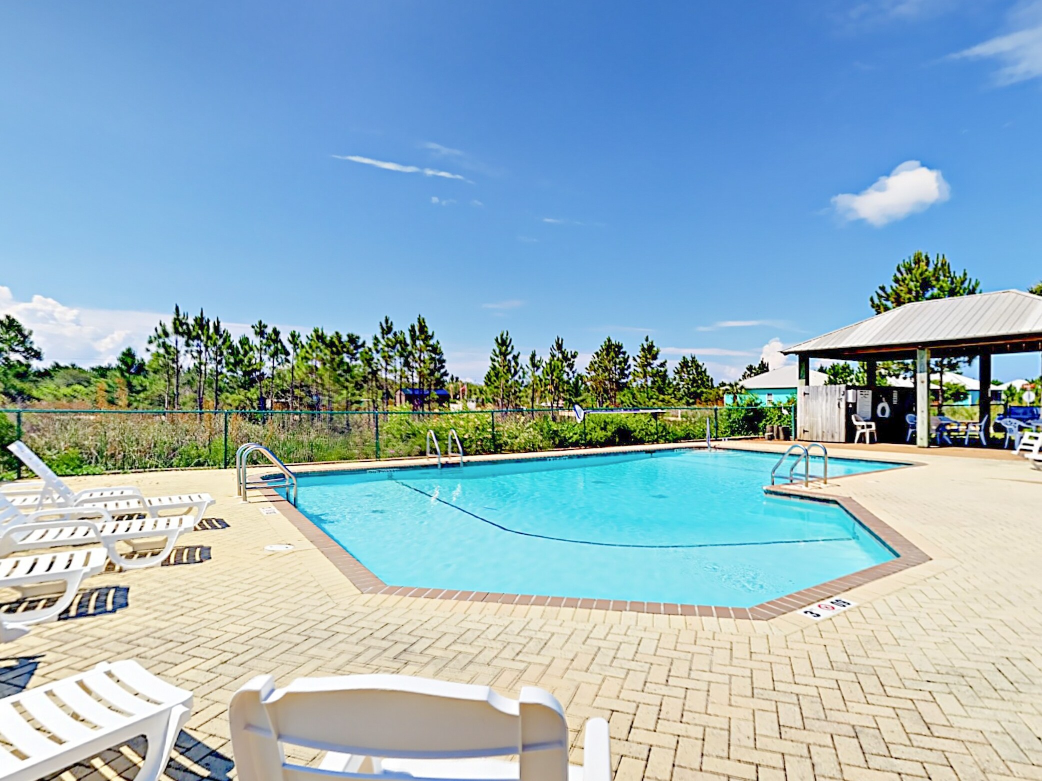 Soak up the sun at the shared sparkling pool.