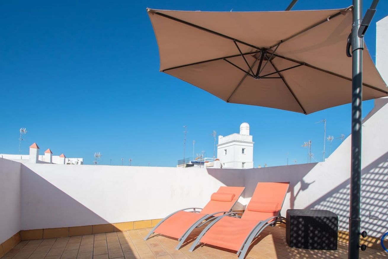 Property Image 1 - Sunny 1 bedroom apartment with terrace in Cádiz