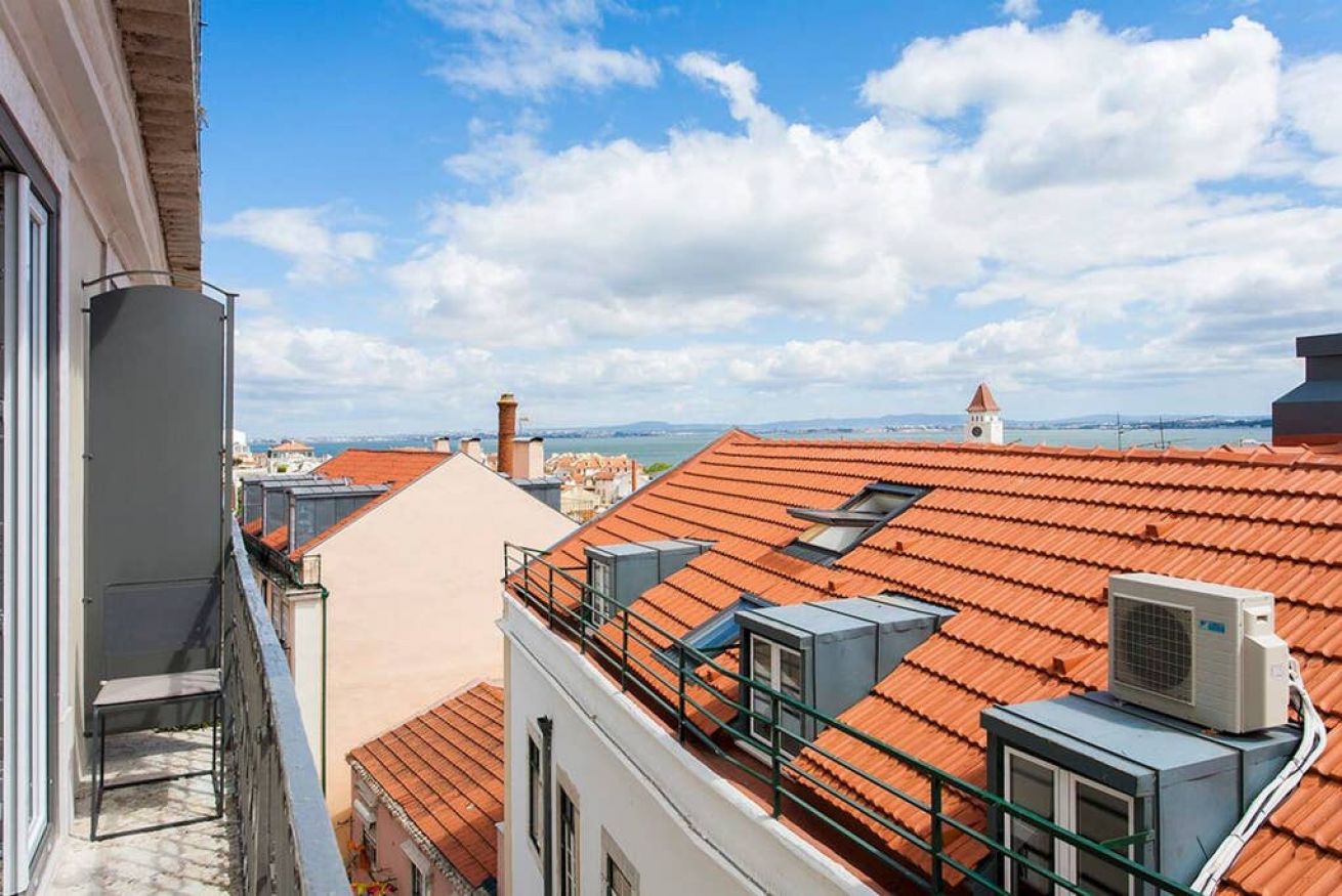 Property Image 2 - Stunning View 2BR Stylish Apartment w/ huge terrace by Elevador da Bica, in Santa Catarina