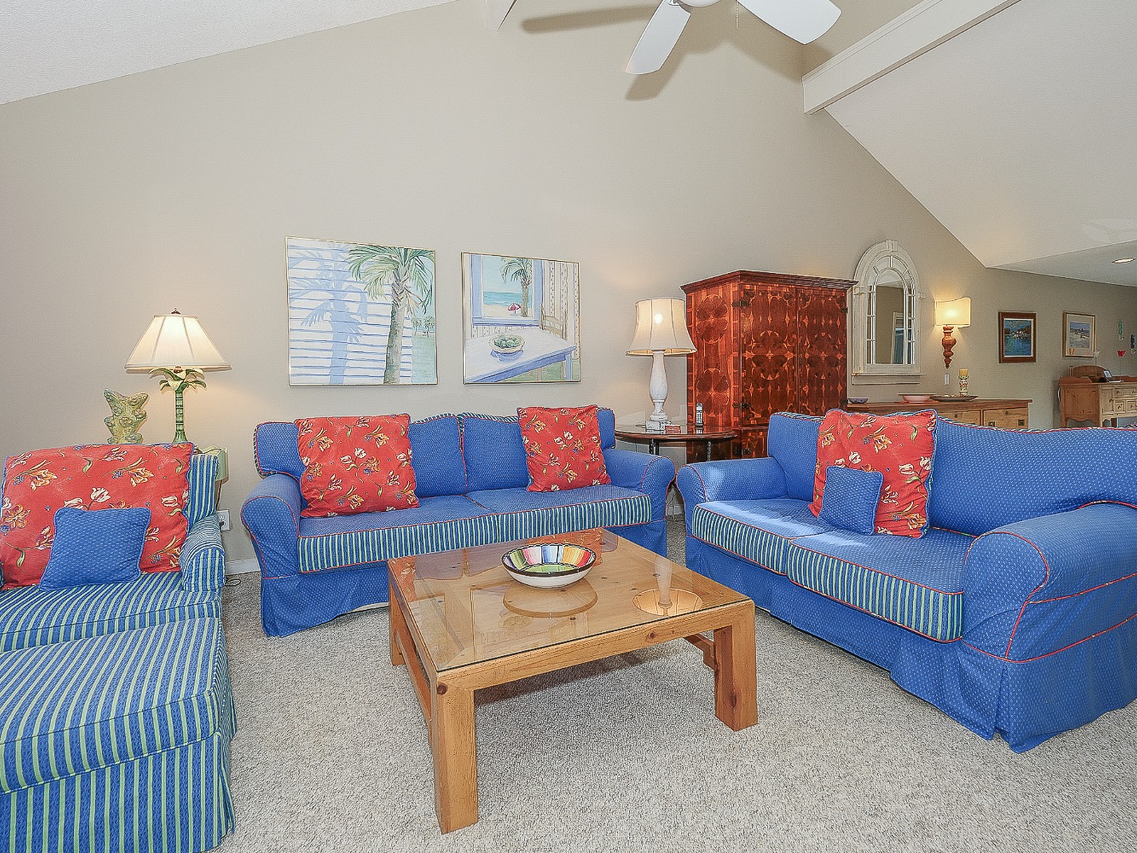 Living Area at 7 Turtle Lane Club in Sea Pines