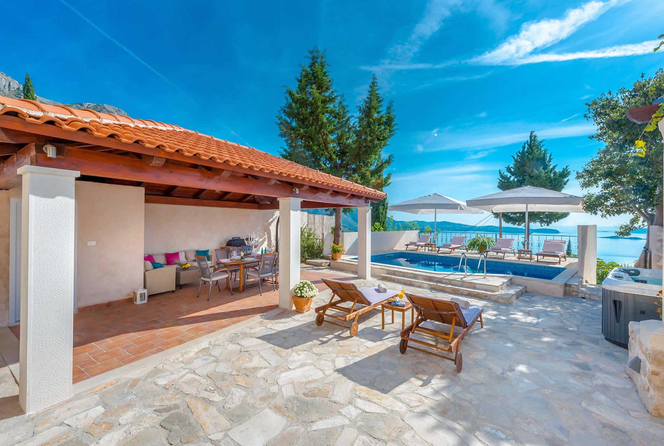 Property Image 1 - Mountainside Villa ,20 min from Dubrovnik Old Town