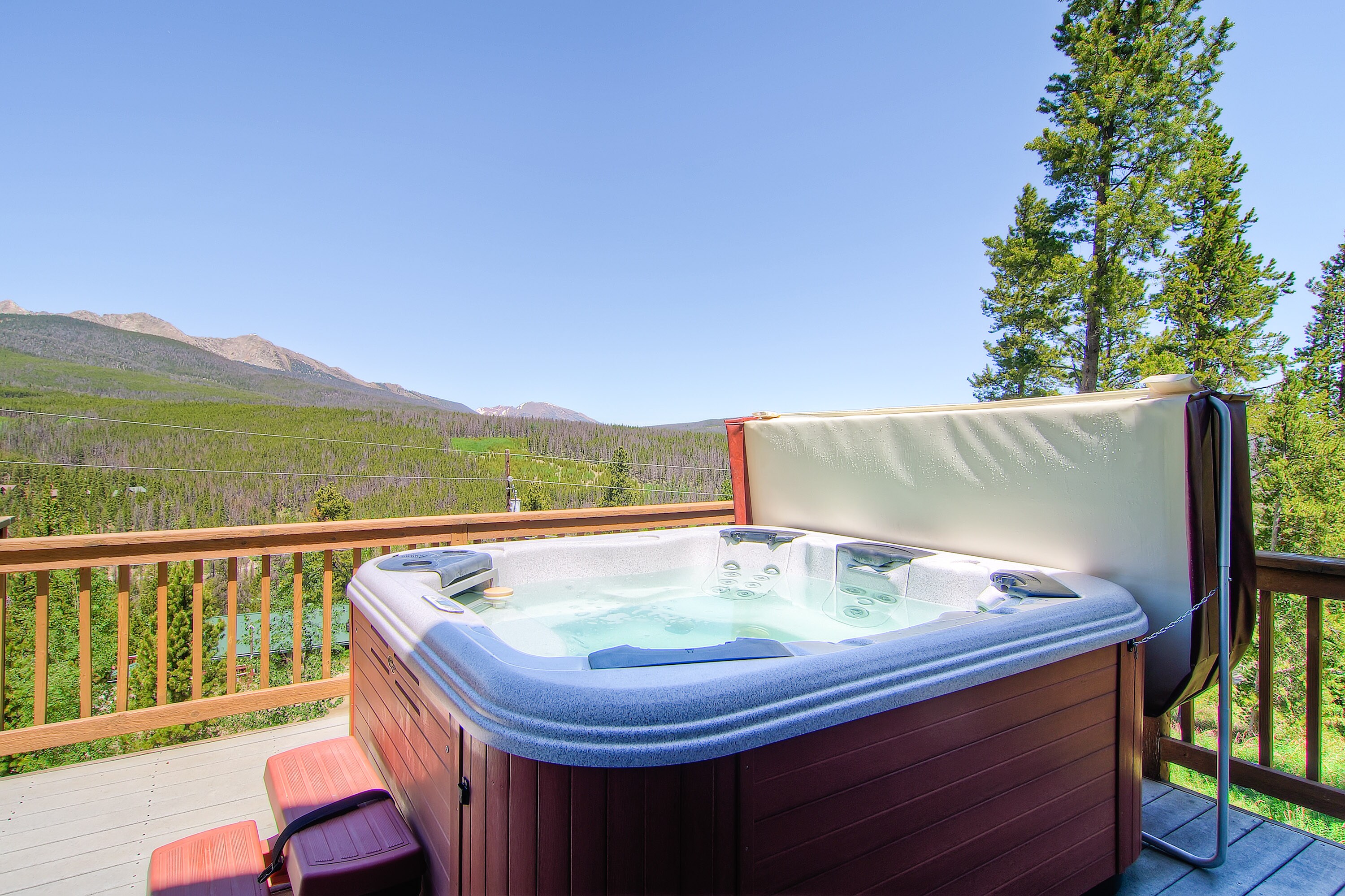 Property Image 1 - Authentic Mountain Lodge | Peak 7, Hot Tub, Huge Fireplace by InvitedHome