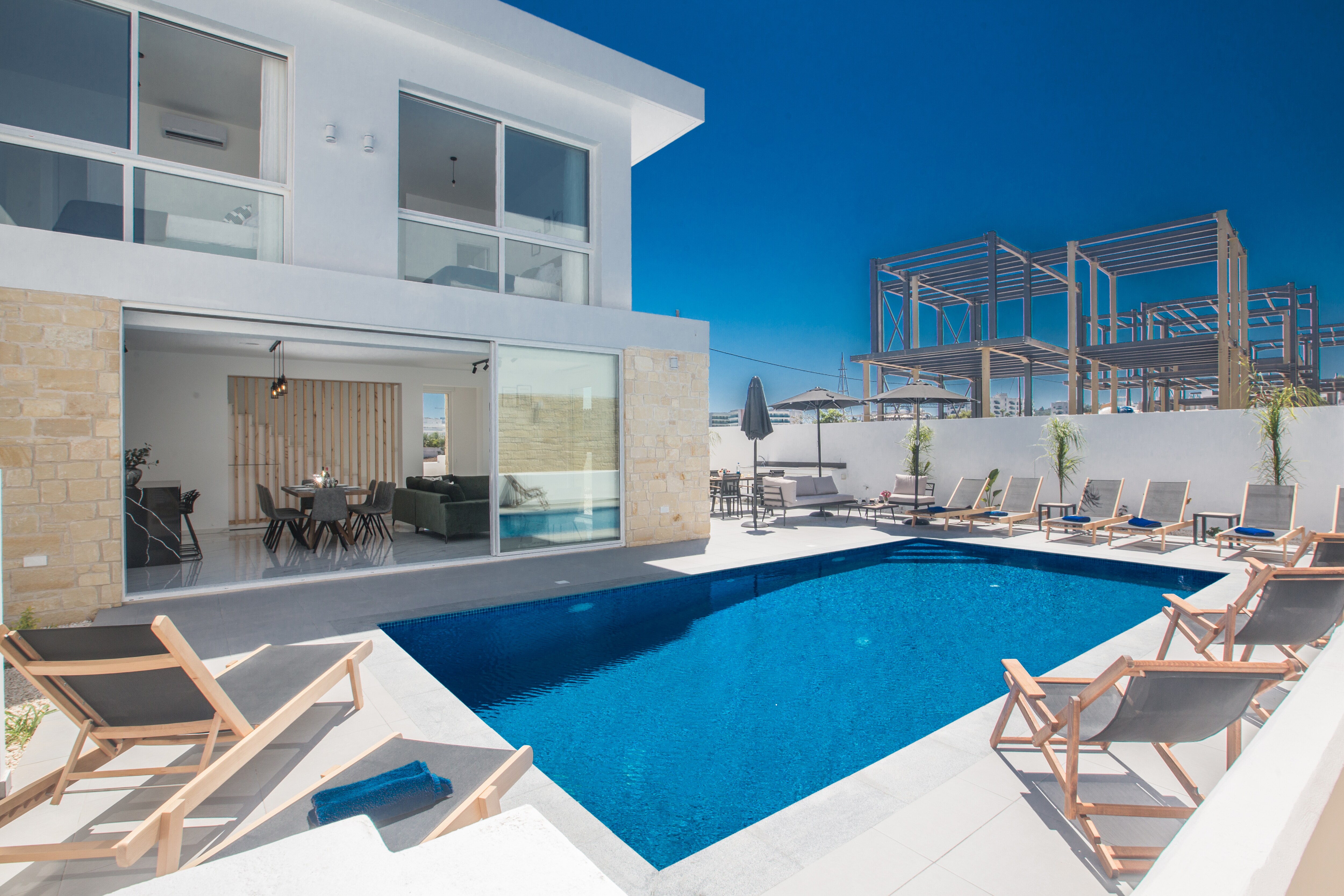 Property Image 2 - 4 Bedroom Villa with privaet pool in the center | Protaras Vie Bleu Villa Vb1