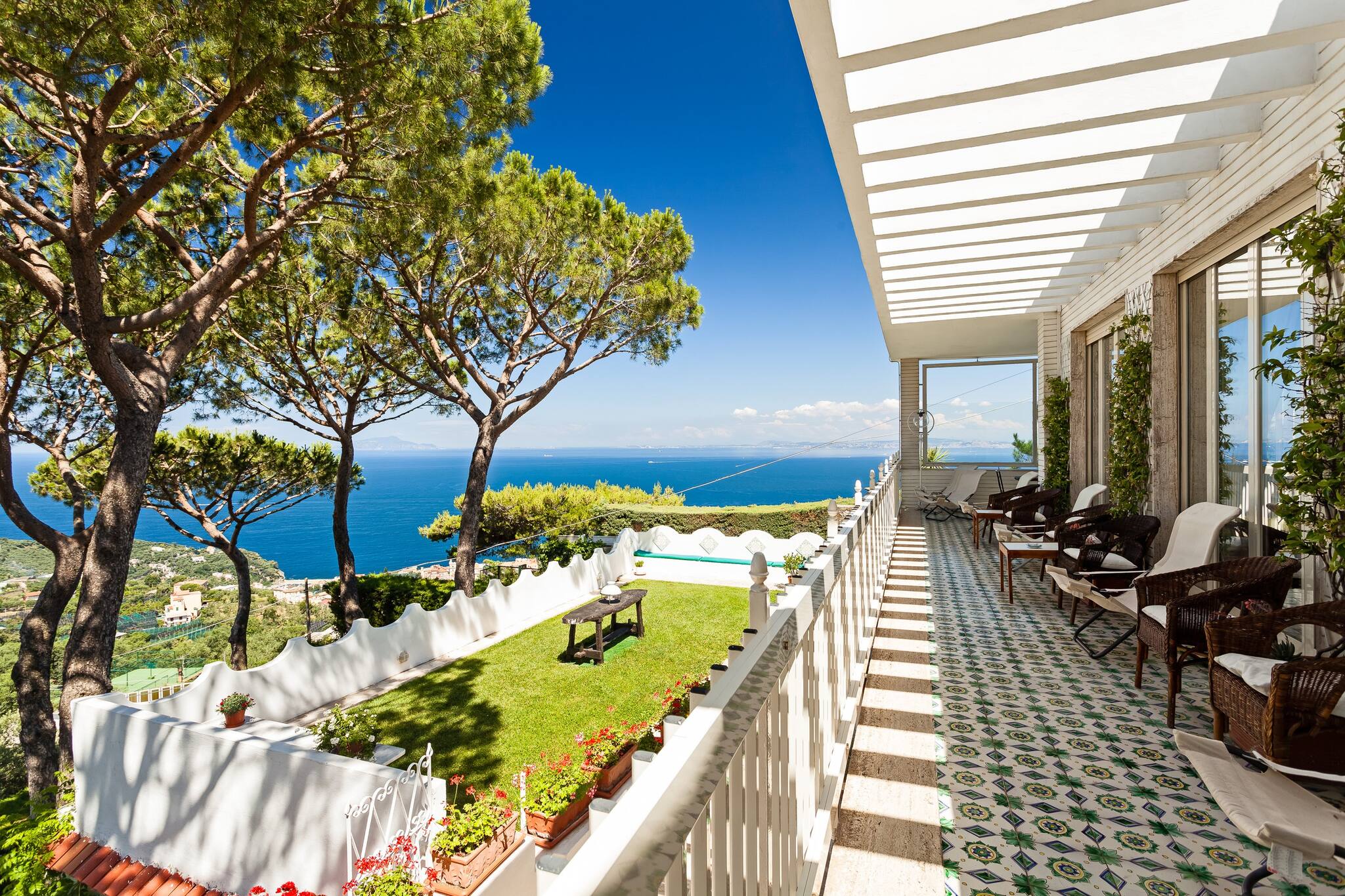 Property Image 1 - Villa Sole Di Capri - Sea View Up To18people