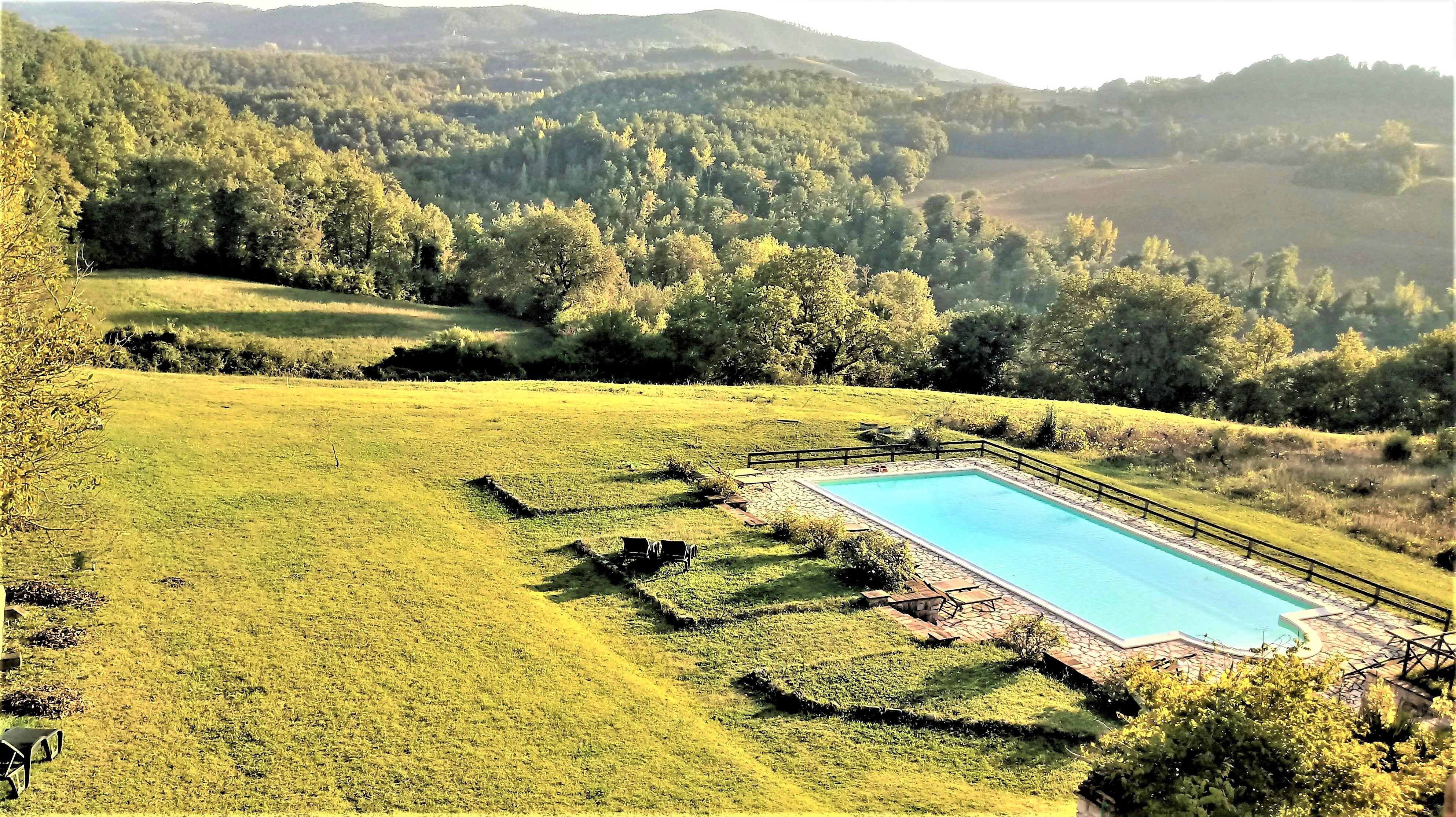 Property Image 1 - Large Farmhouse in Umbria -Swimming Pool -Cinema Room -Transparent Geodesic Dome