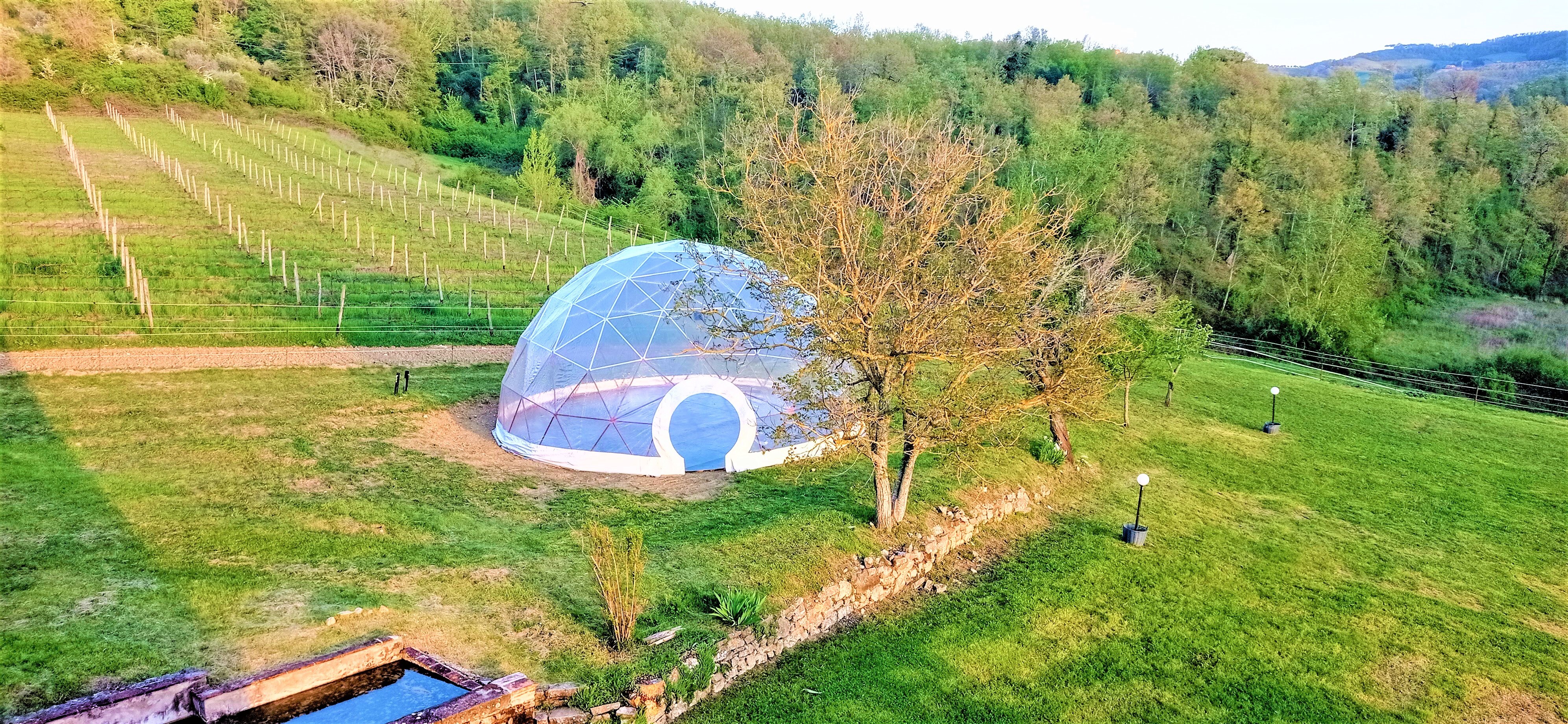 Property Image 2 - Large Farmhouse in Umbria -Swimming Pool -Cinema Room -Transparent Geodesic Dome