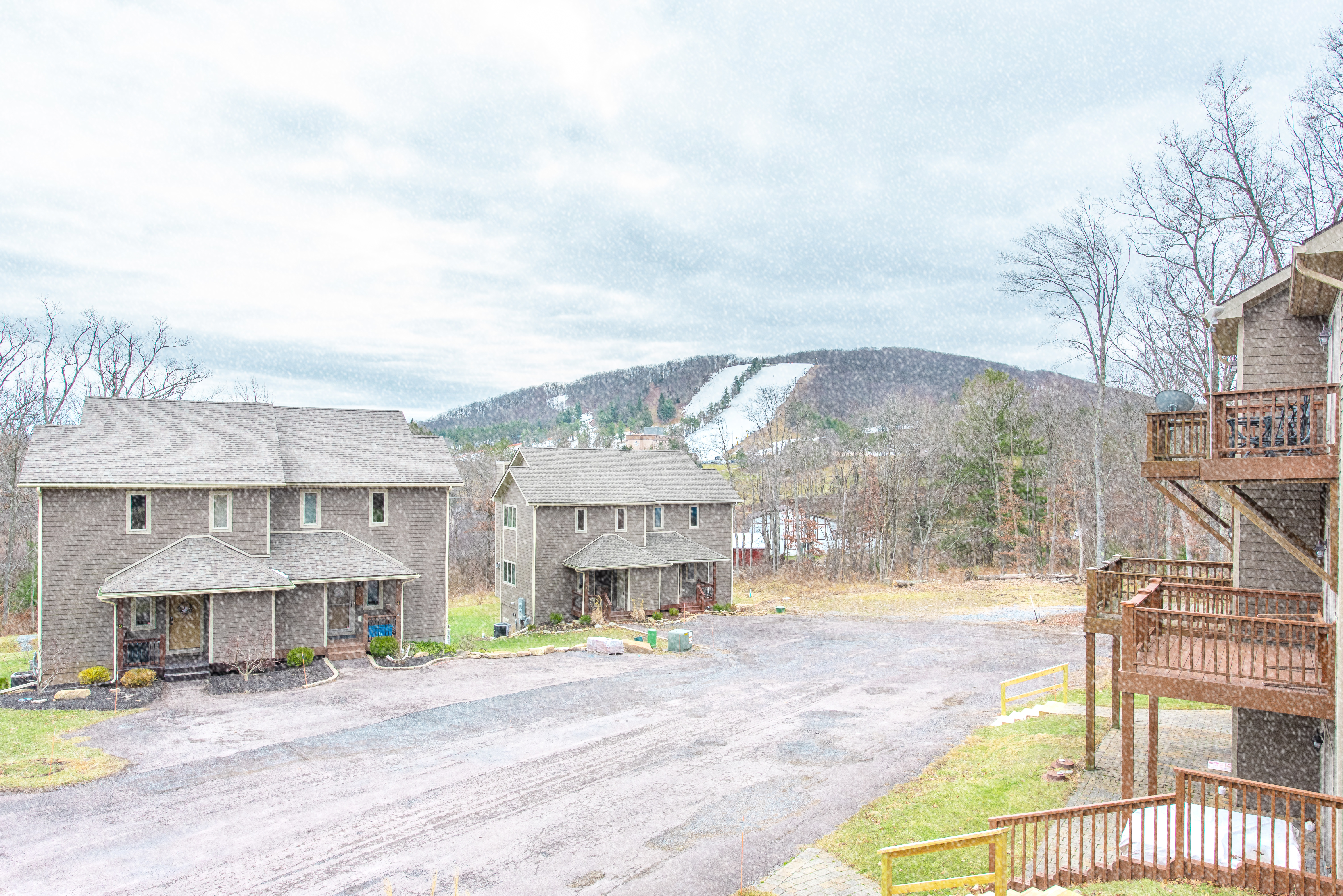 View of Wisp Ski Resort slopes from this community.