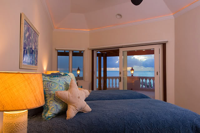3rd bedroom with incredible ocean views & balcony access