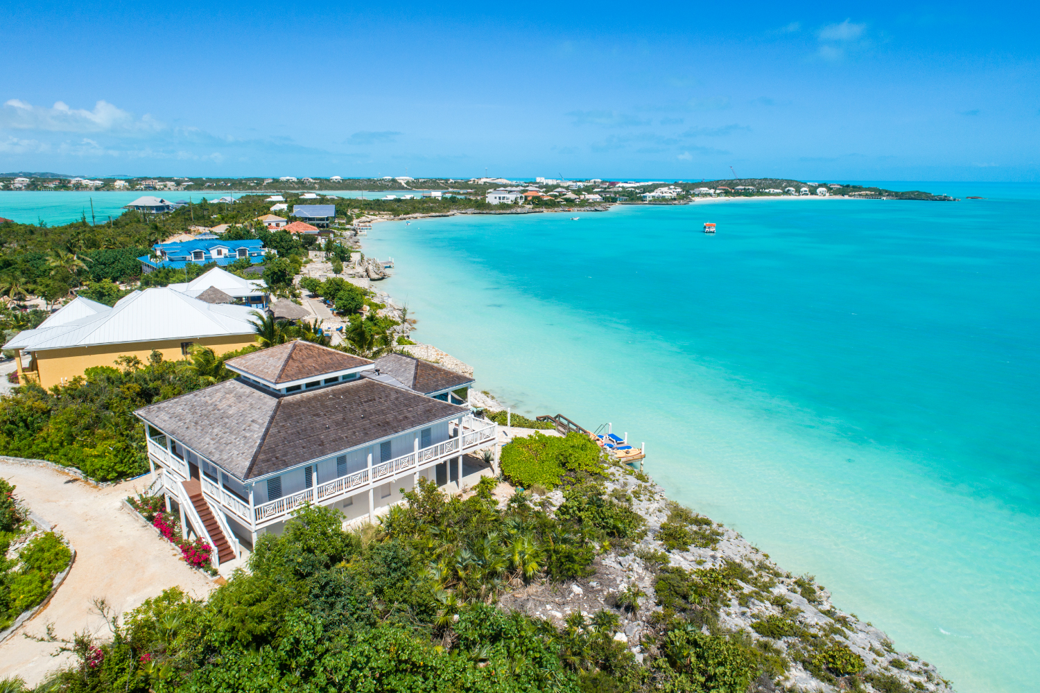 The island of Providenciales awaits you.