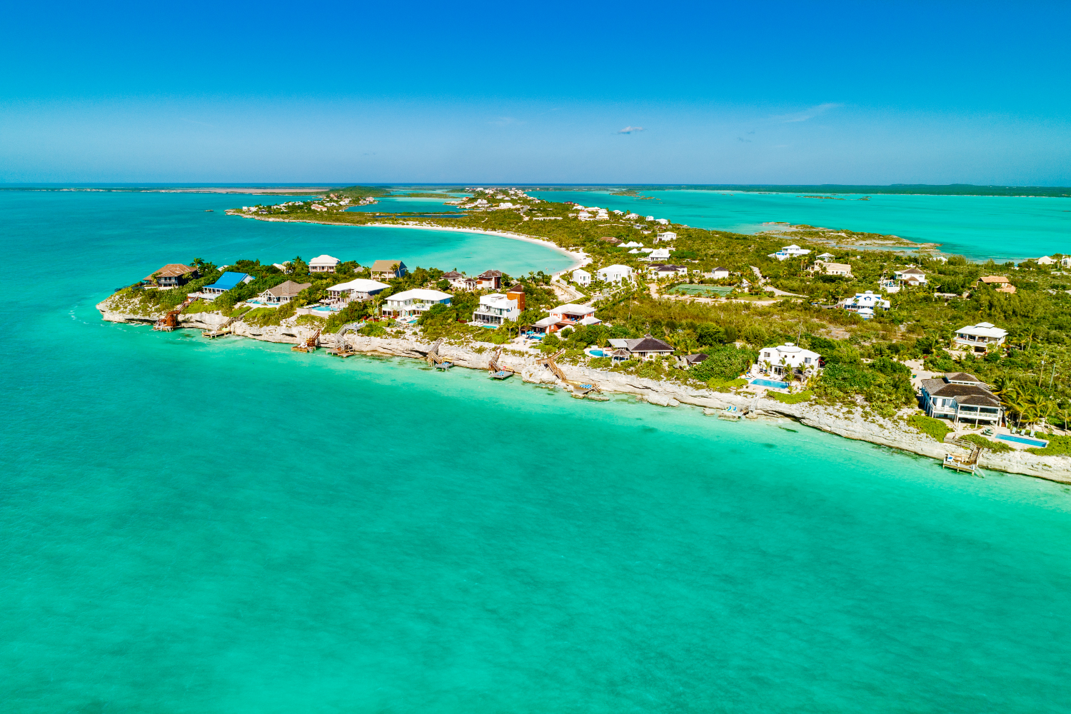 Located oceanfront in Providenciales.