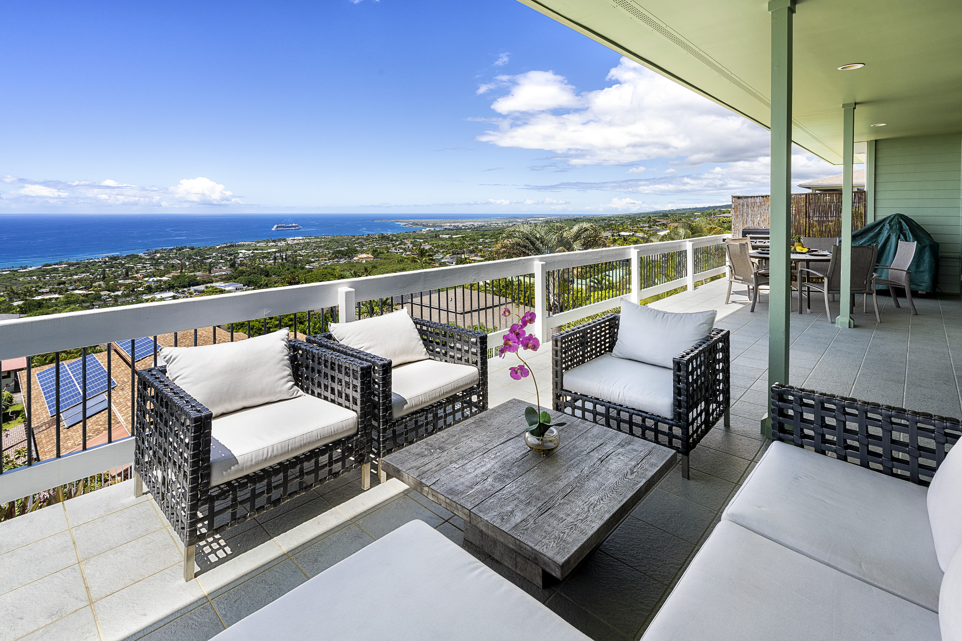 Enjoy time with your group on this private Lanai!