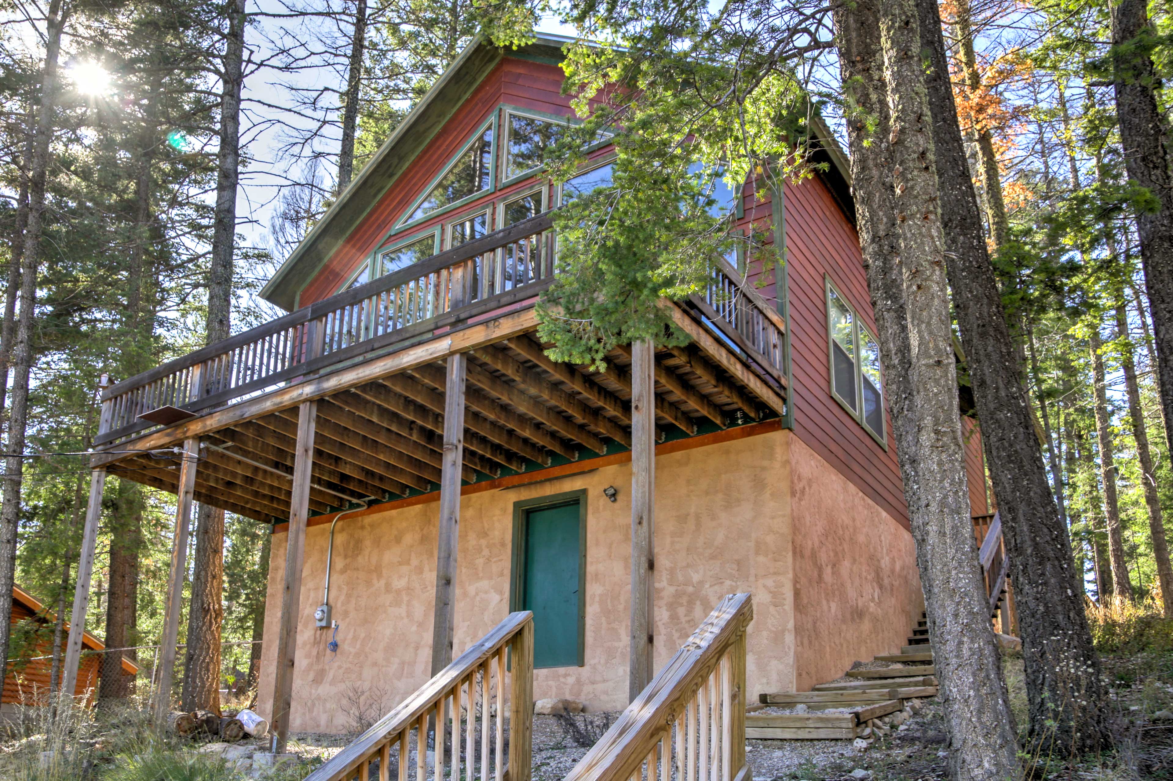 Property Image 1 - Cozy Cloudcroft Cabin w/Serene Wooded Views & Deck