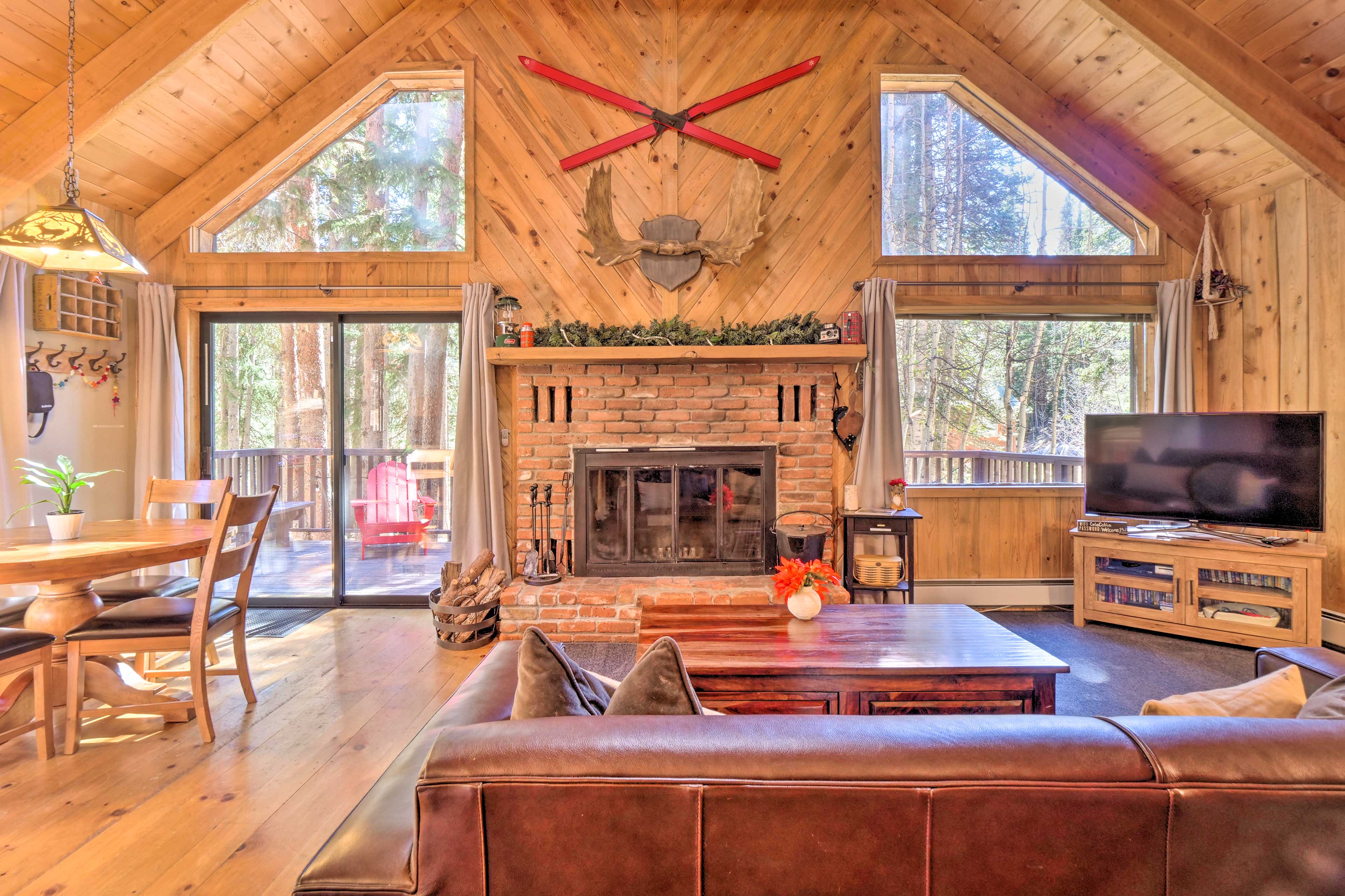 Property Image 1 - Alma ’Cloud 9 Cabin’ w/ Fireplace & Wooded Views!