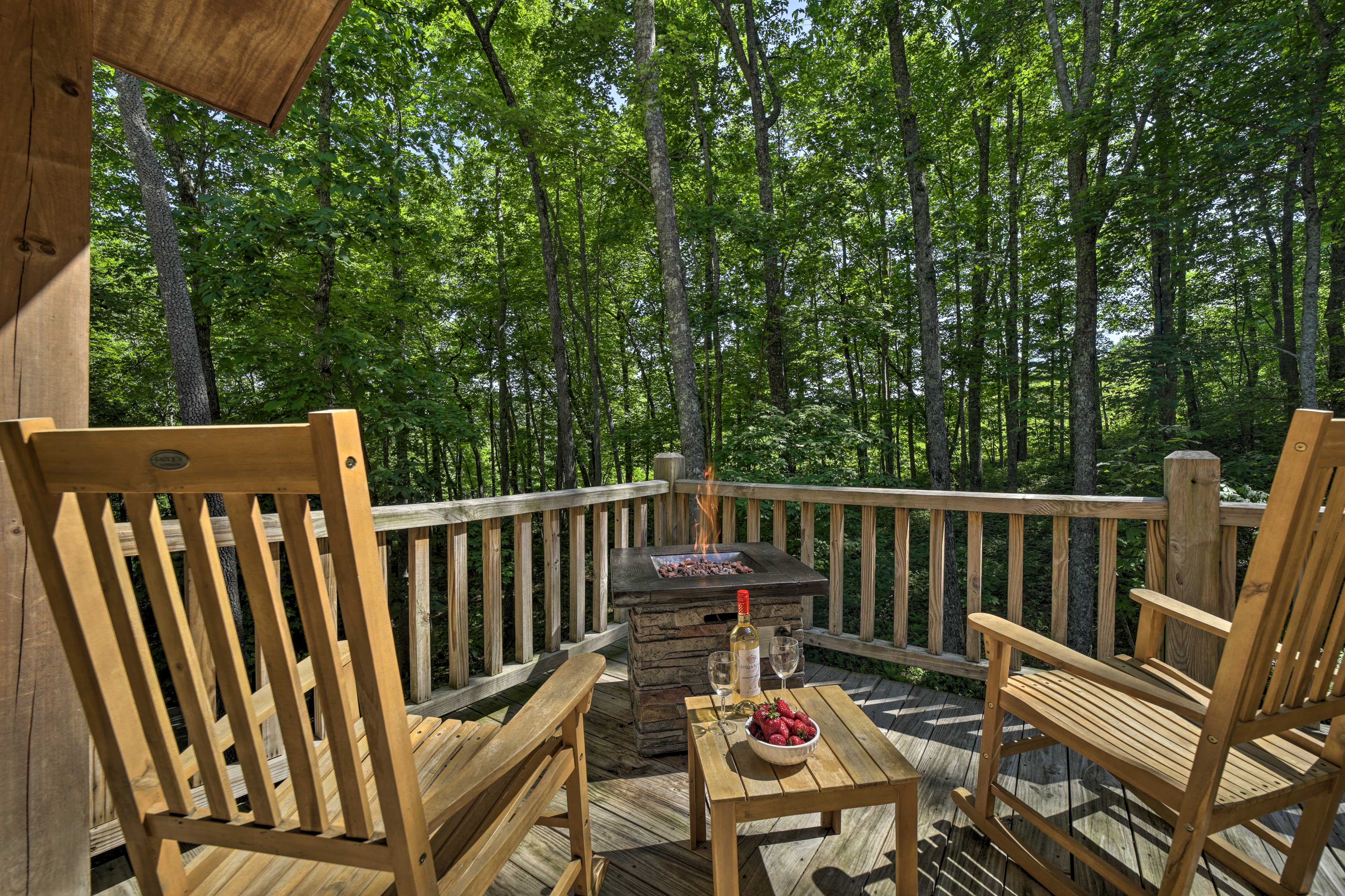 Property Image 2 - Cashiers Mountain Cabin Nestled on Taylor Creek!