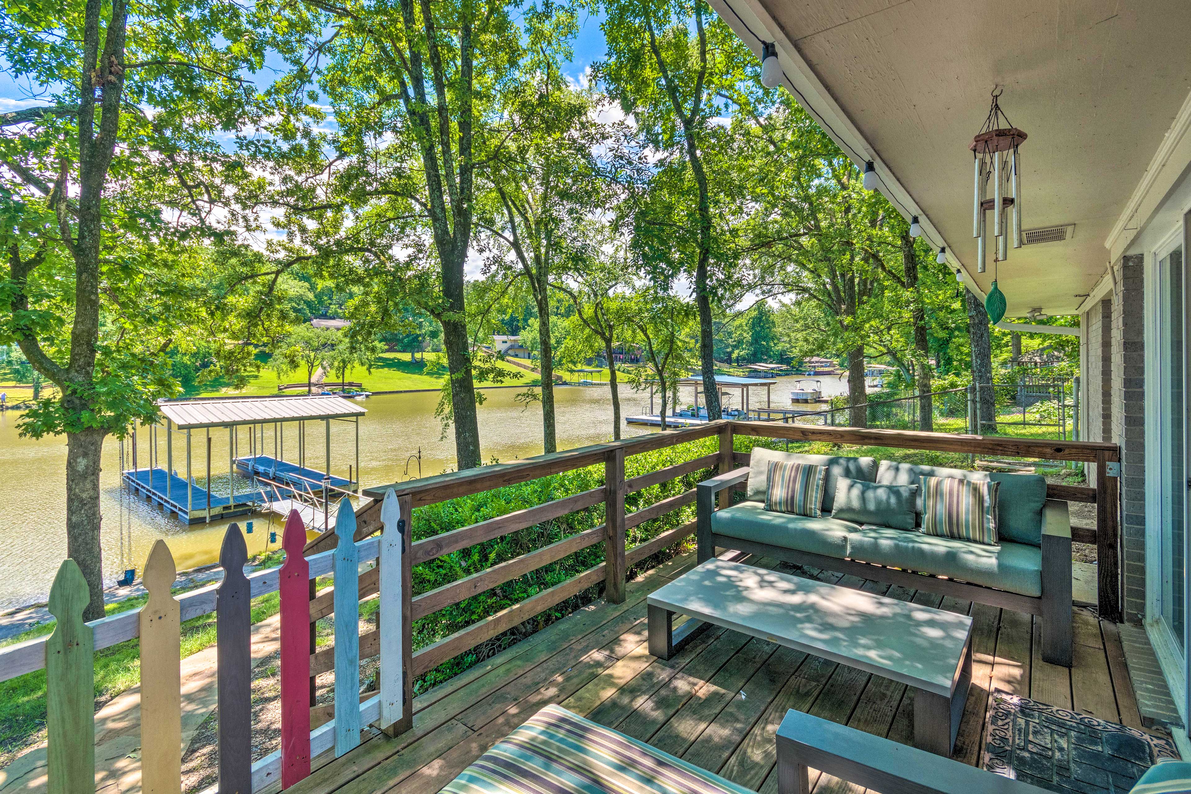 Lakefront Hot Springs Home w/ Updated Deck & Dock!