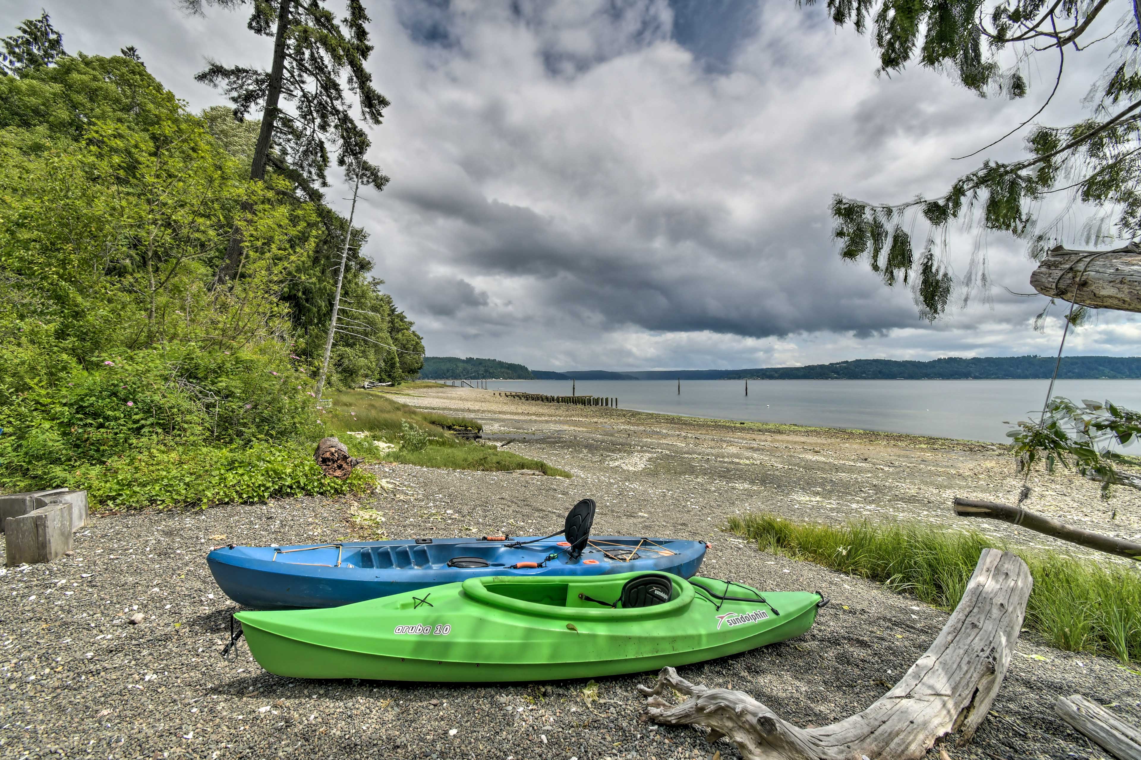 Property Image 2 - Relaxing Getaway On A Private Beach in Shelton!