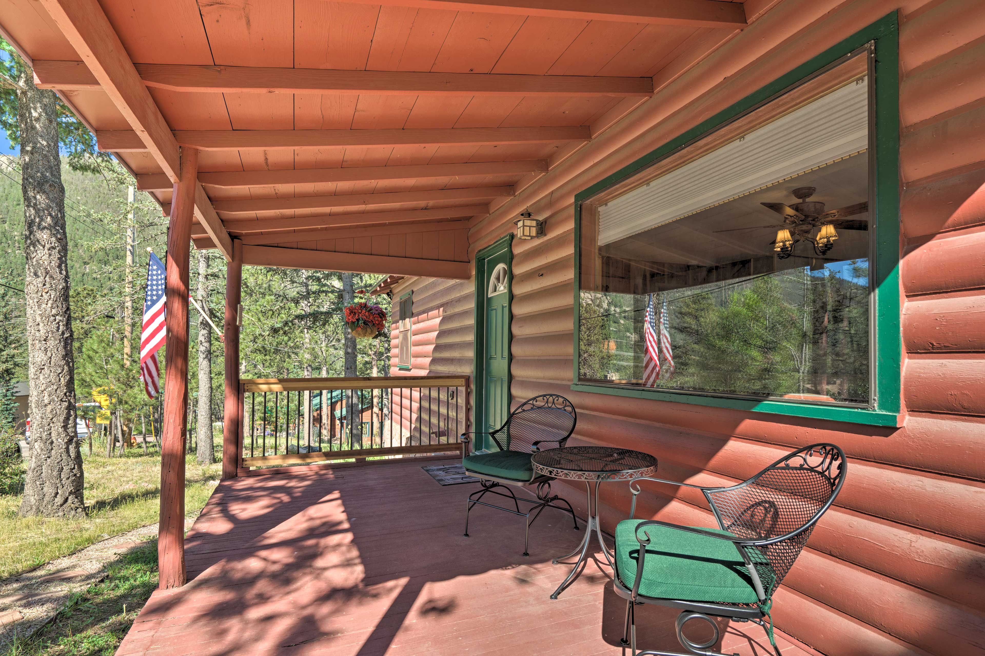Property Image 2 - Cabin w/ Porch 5 Miles to Manitou Springs!