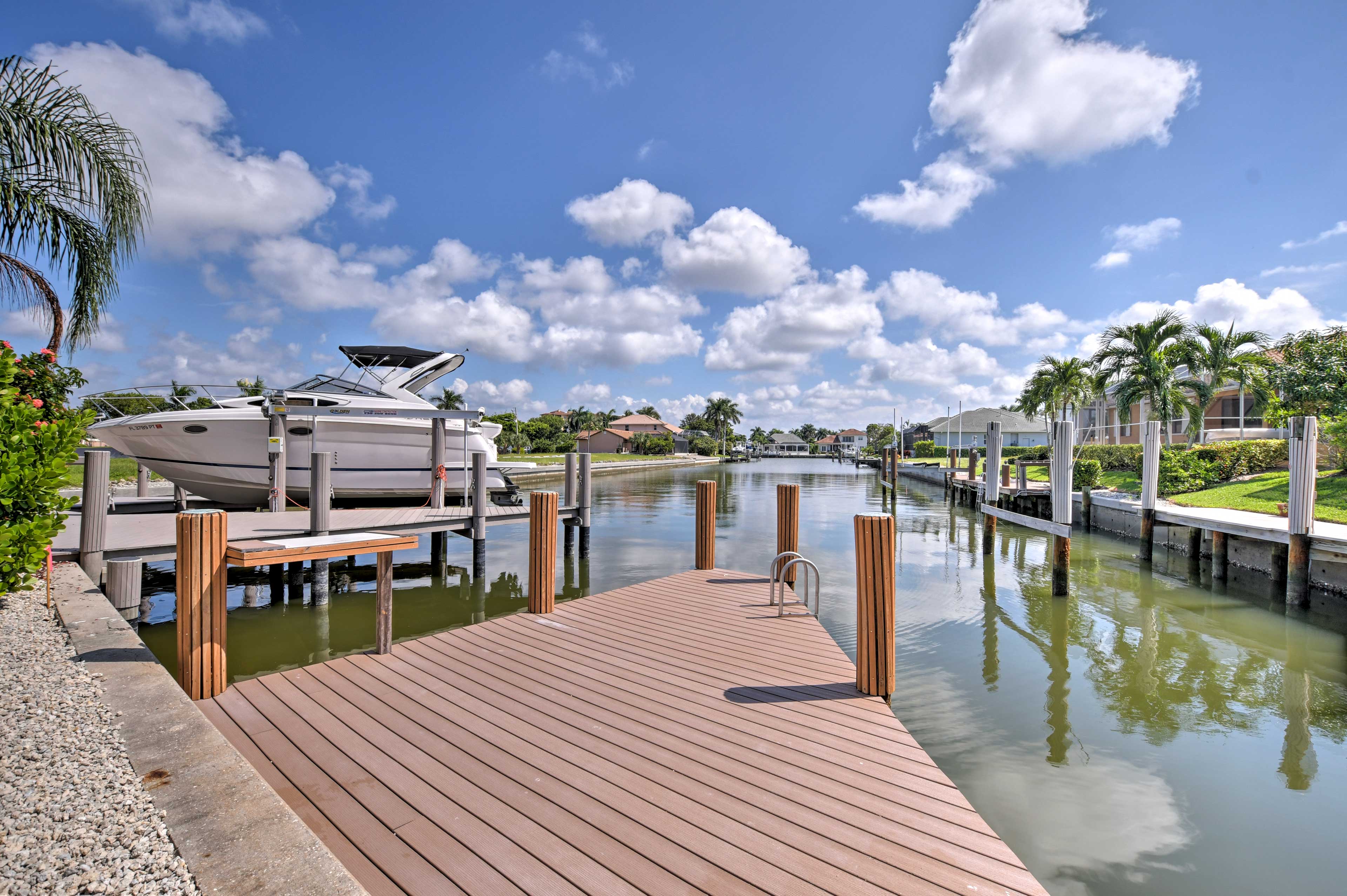 Property Image 2 - Canalfront Home w/ Private Saltwater Pool & Dock!
