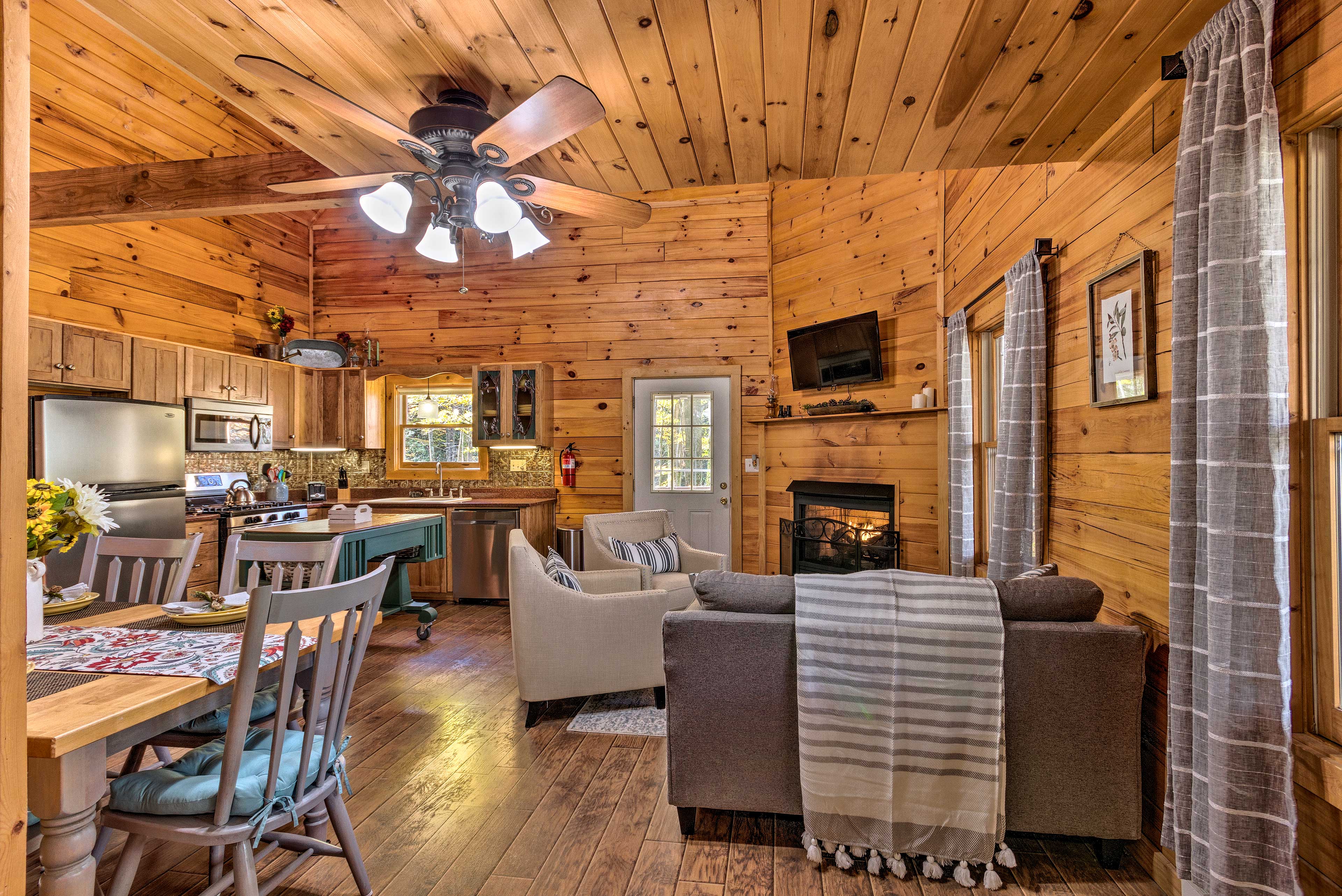 Property Image 1 - Log Cabin w/ Deck & Fireplace: Walk to Lake/Trails
