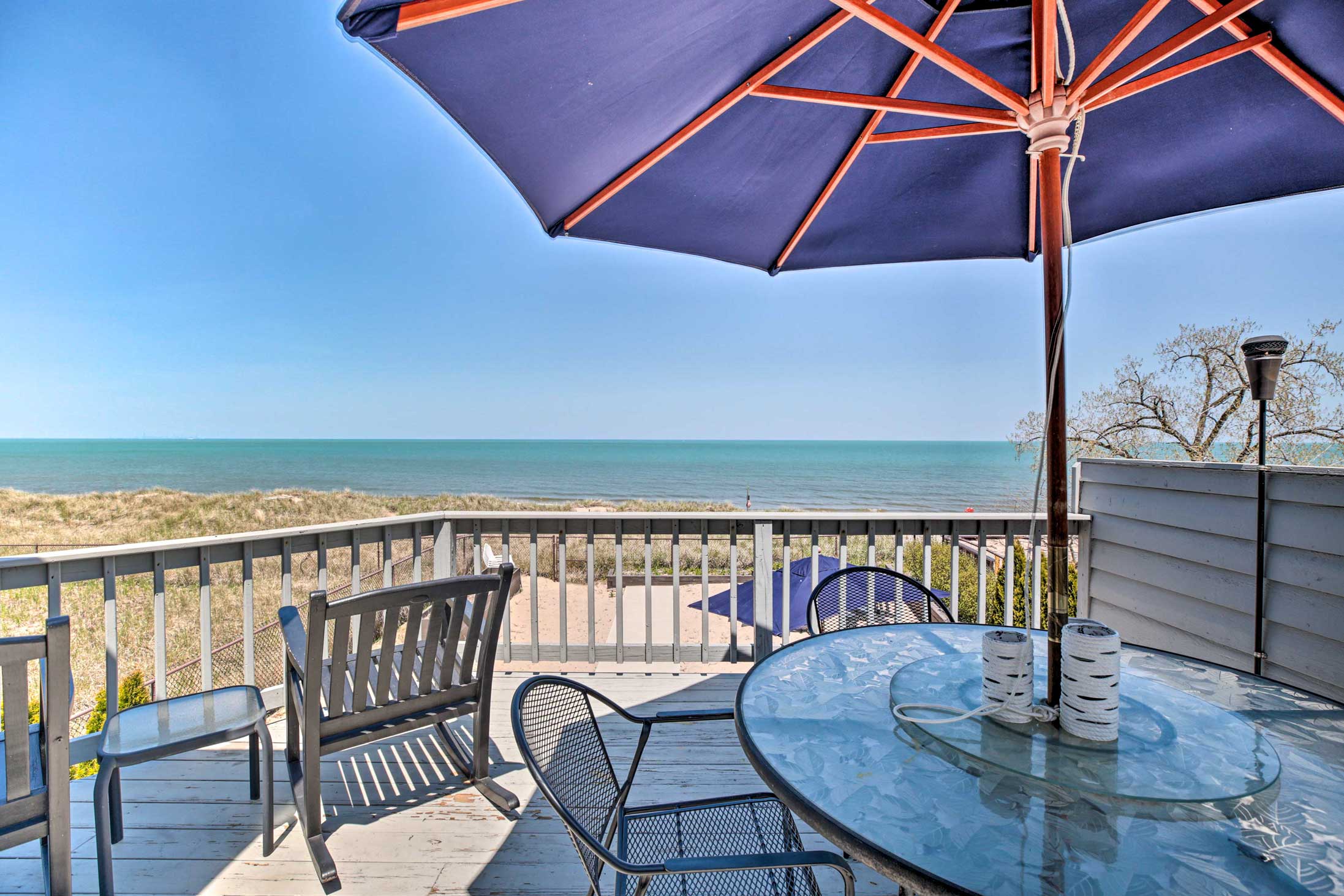 Property Image 1 - Lakefront Family Retreat w/ Grill: Steps to Beach!