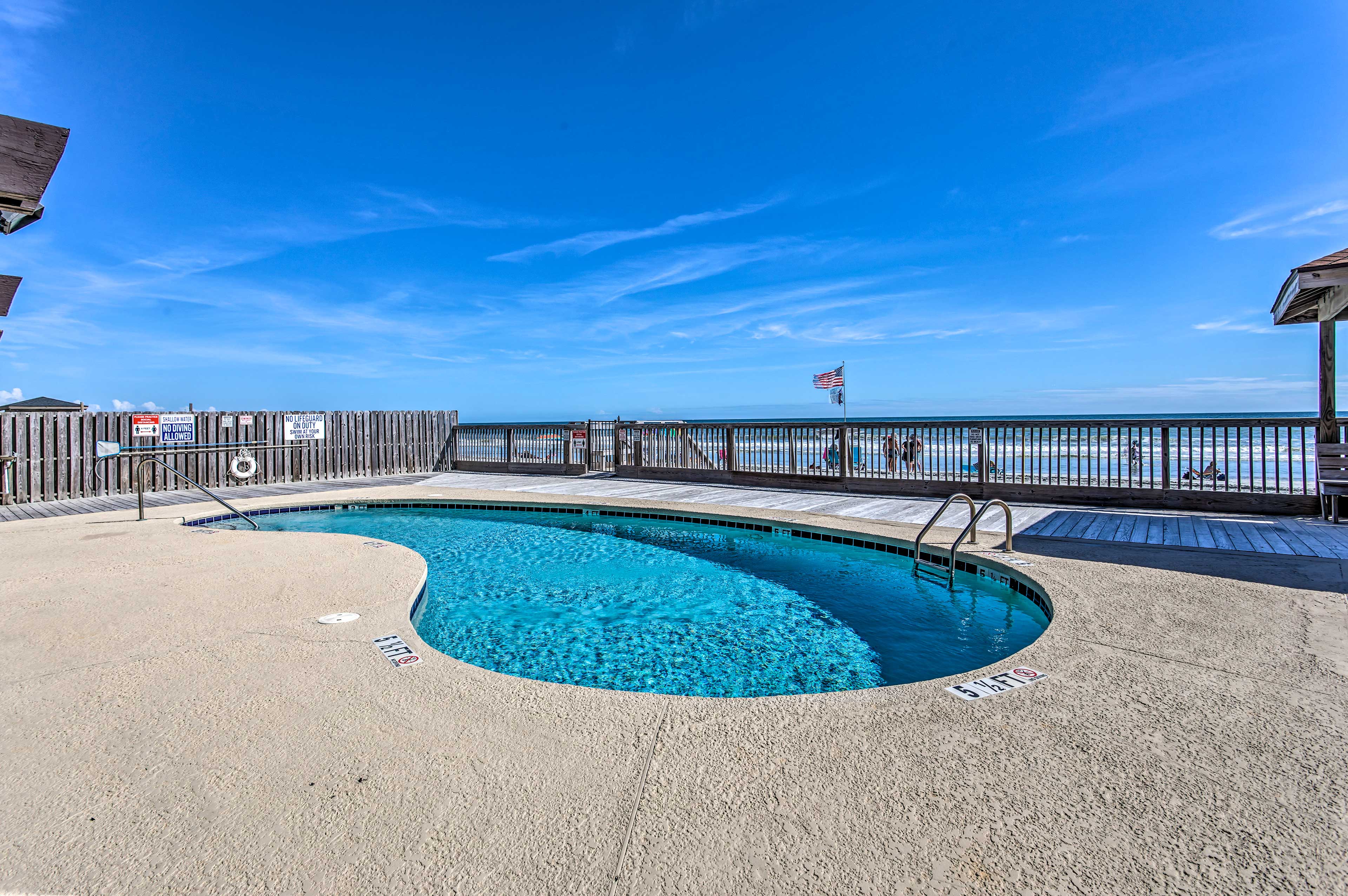 Property Image 2 - Beach Lovers’ Haven: Oceanfront Condo w/ Pool!