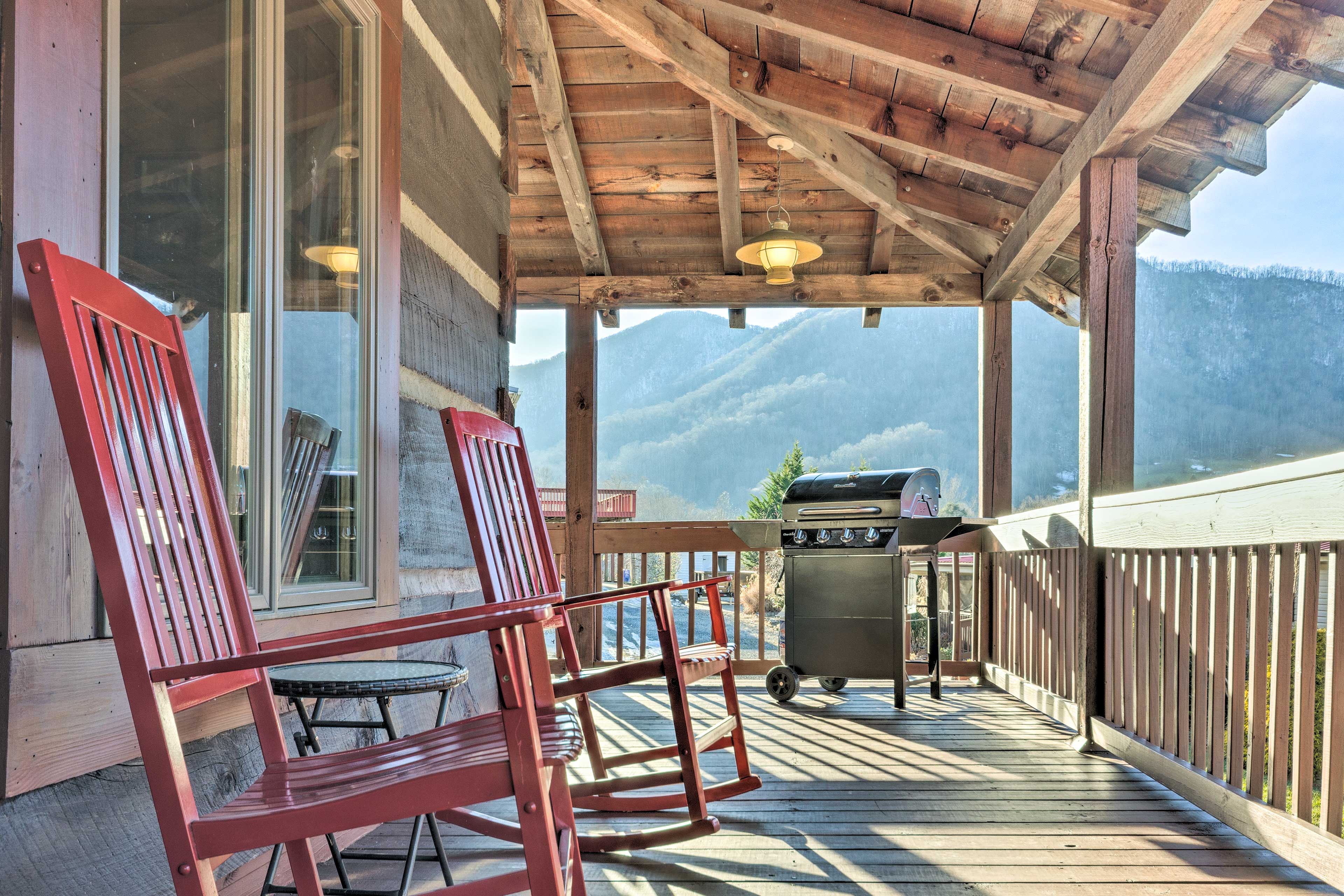 Property Image 1 - ’The Cabin at Mary’s Place’ w/ Deck & Mtn Views!