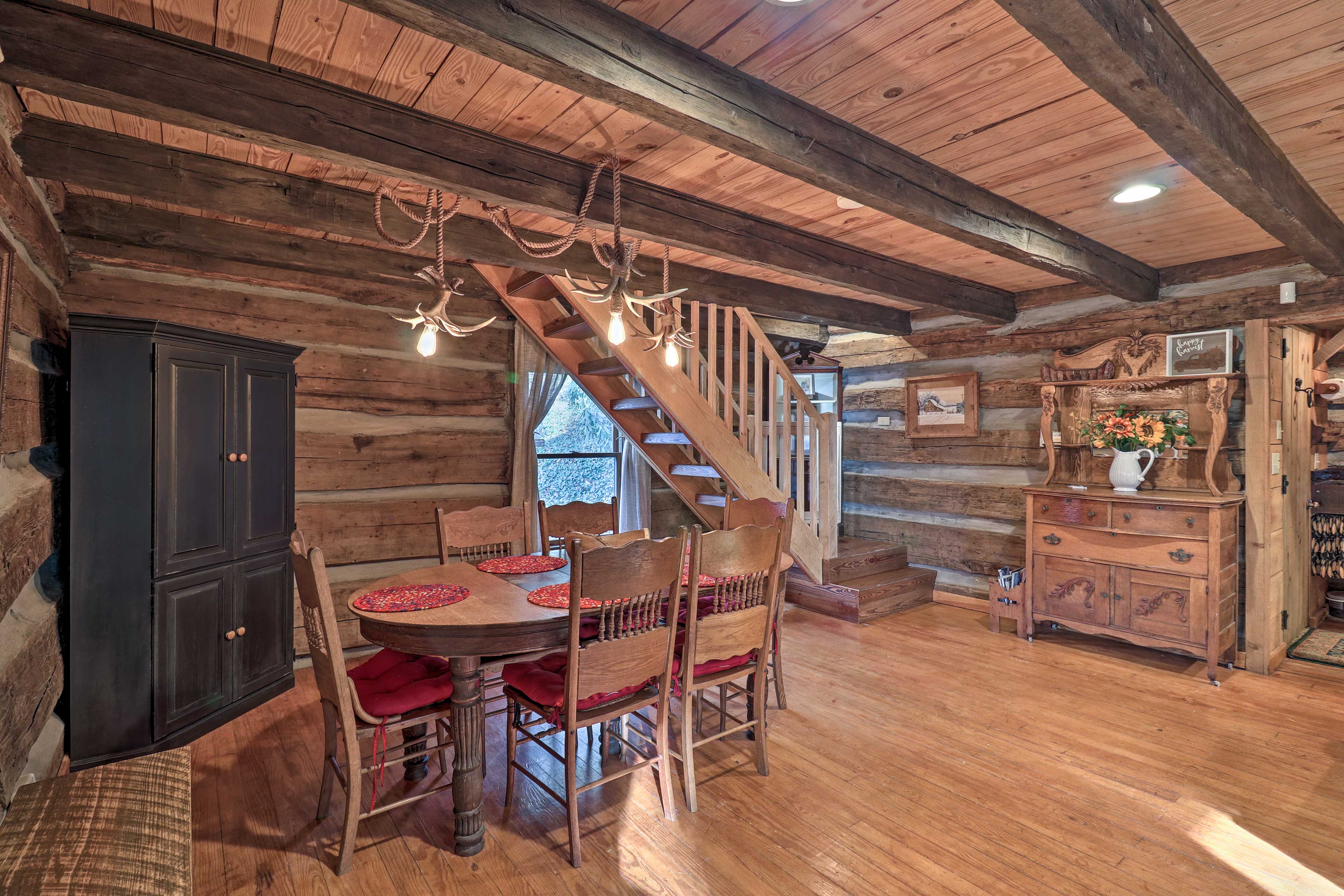 Property Image 2 - Cozy 1850’s Log Cabin: Hike & Explore the Outdoors
