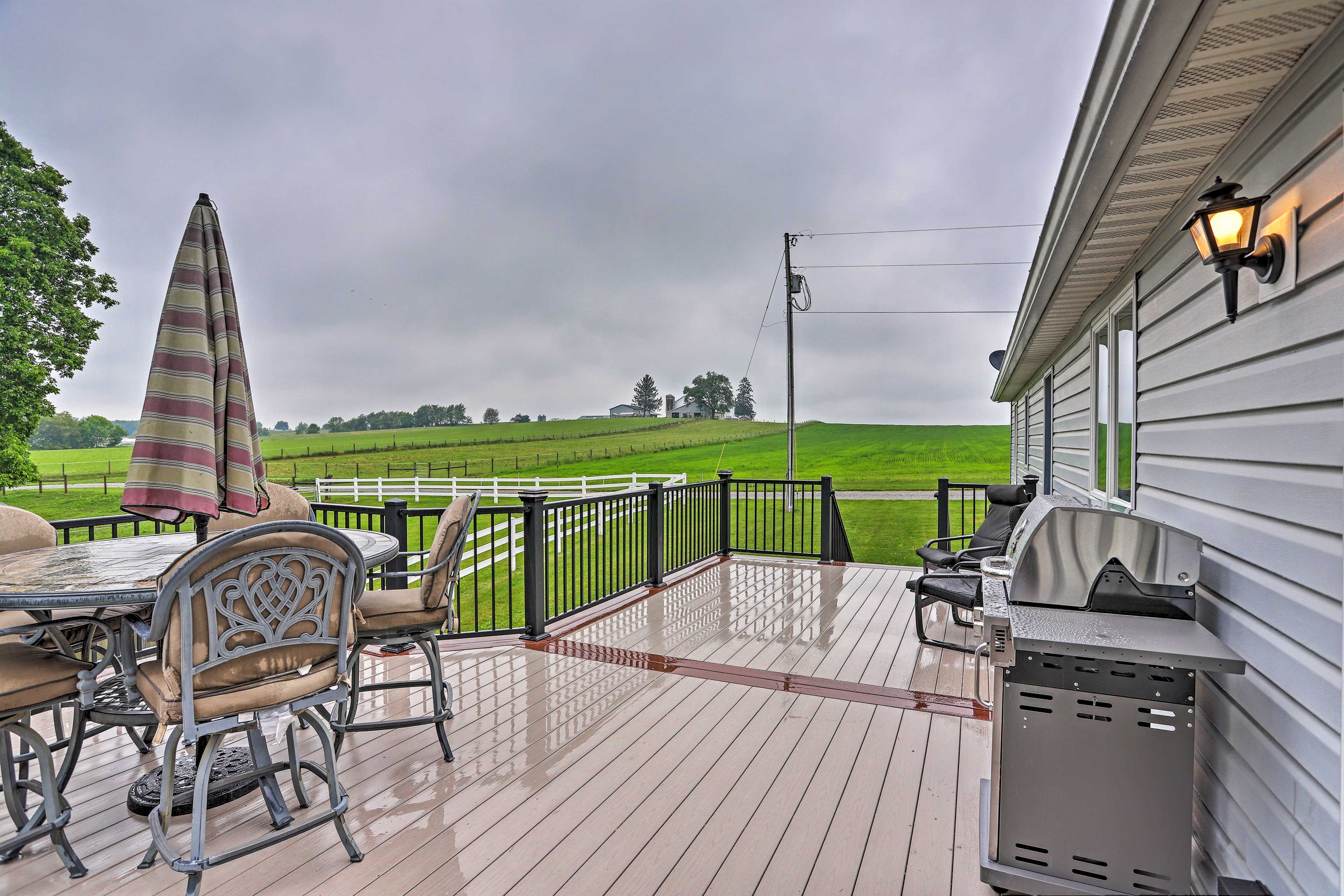 Property Image 1 - Millersburg Home w/ Covered Porch & Fire Pit!