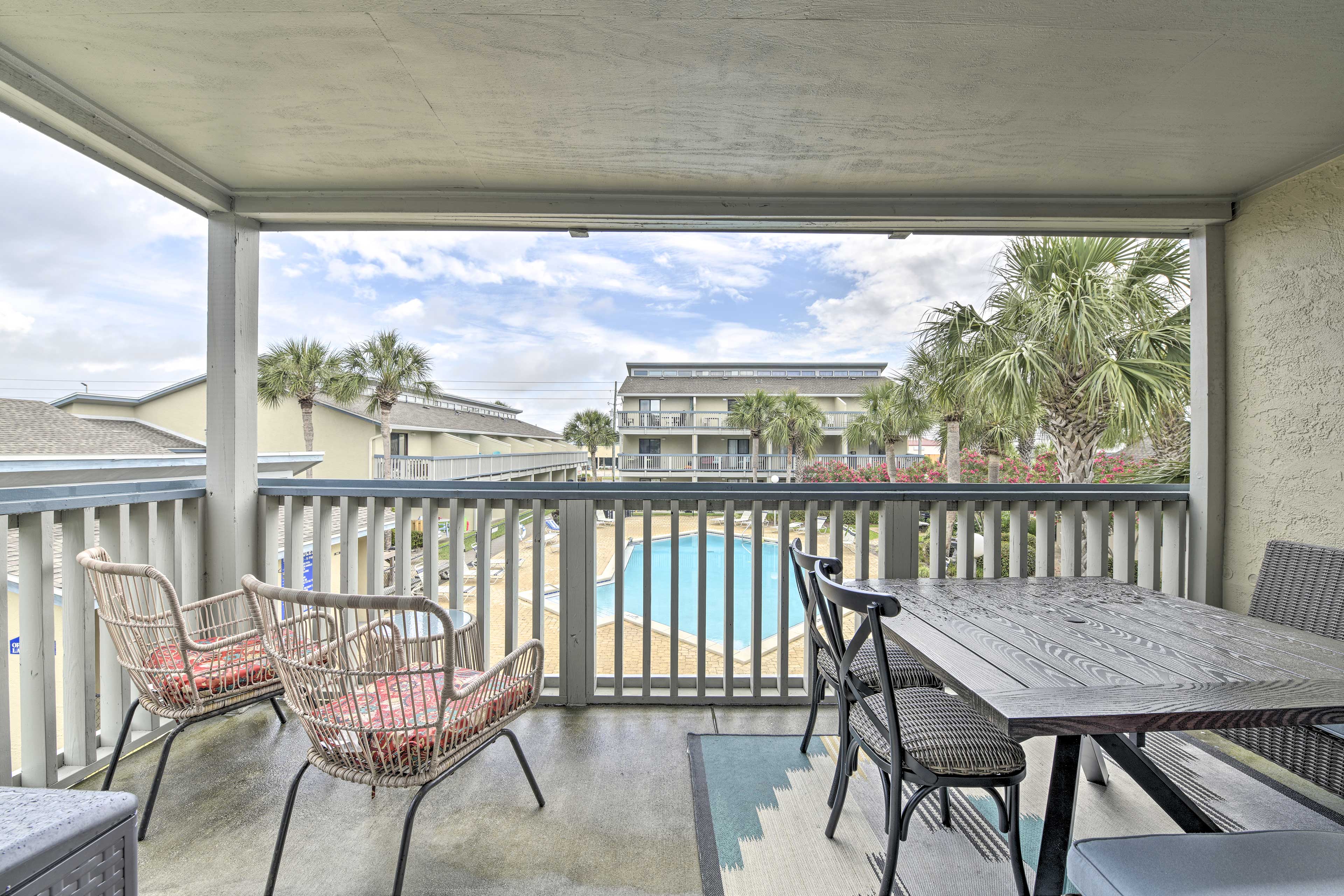 Property Image 2 - NEW! ’The Sandy Spot’ w/ Balcony & Pool Access!