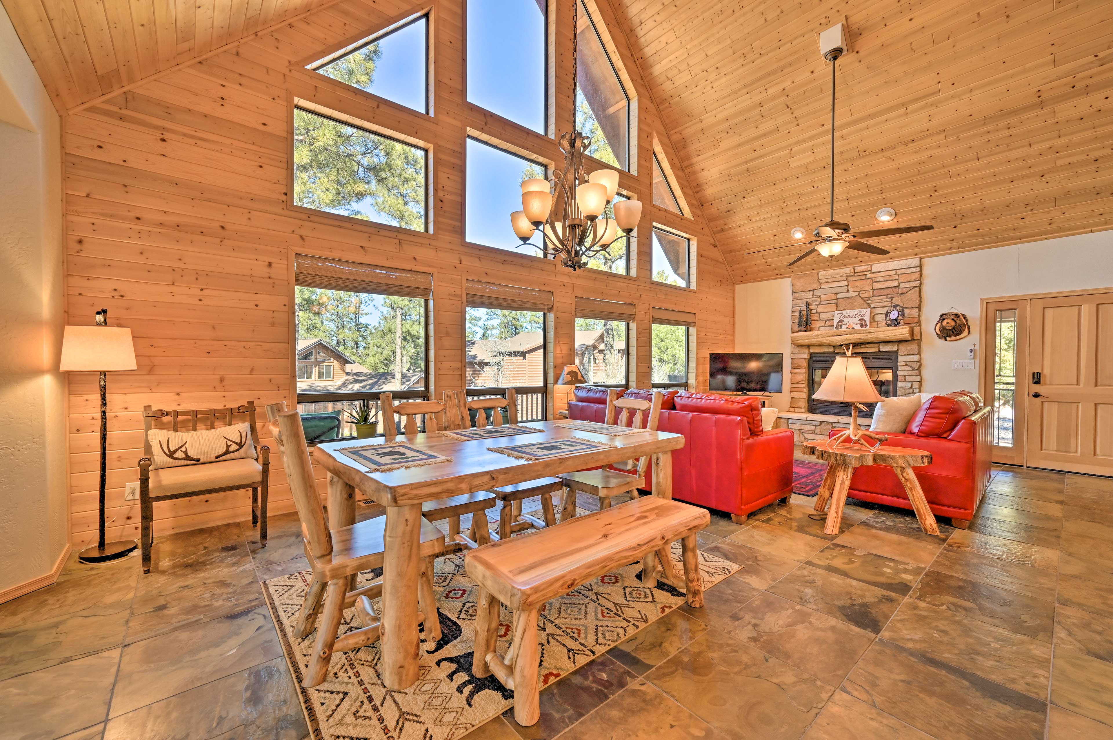Property Image 1 - NEW! Show Low Family Cabin: BBQ, Deck & Fireplace