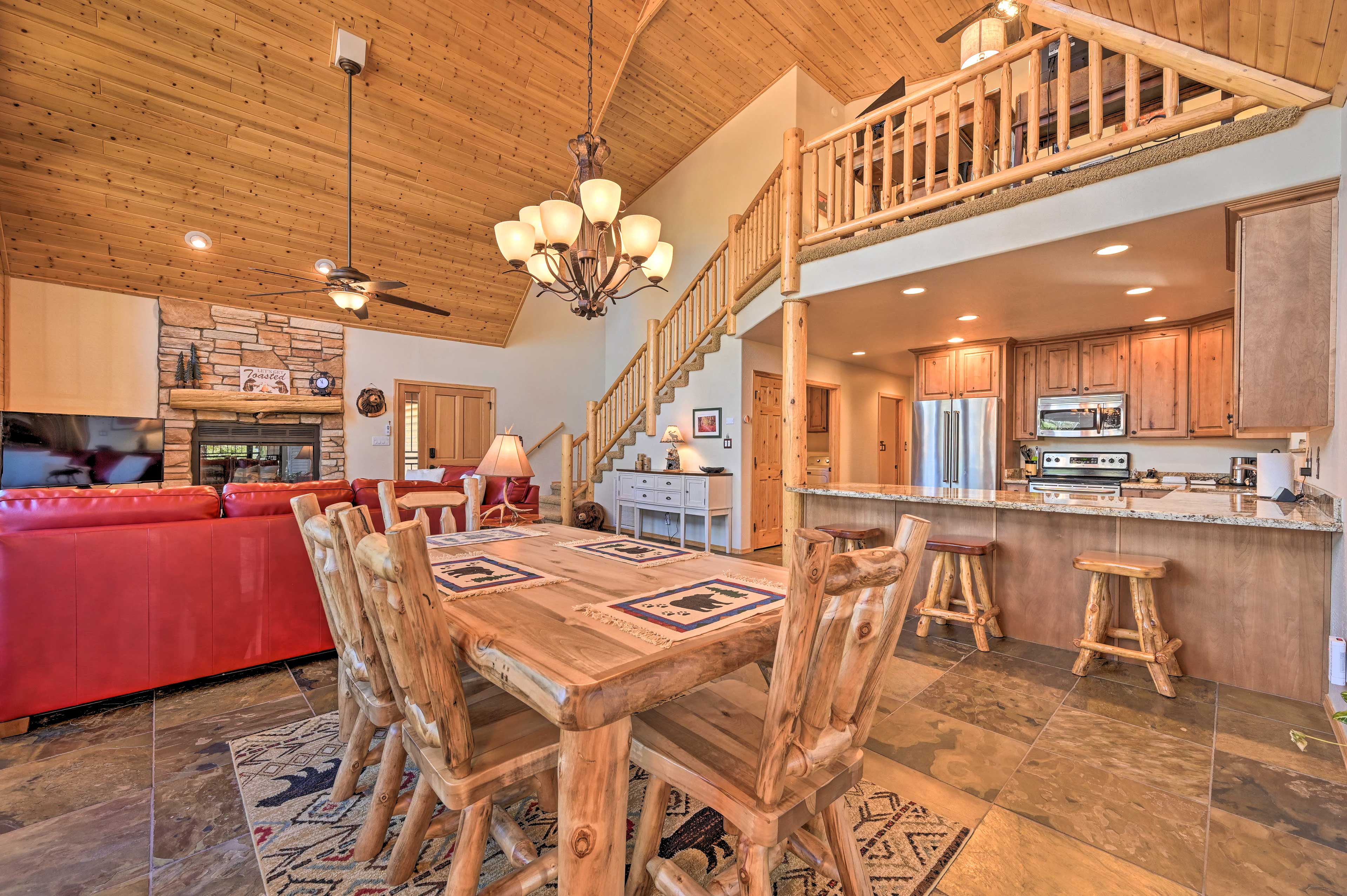 Property Image 2 - NEW! Show Low Family Cabin: BBQ, Deck & Fireplace