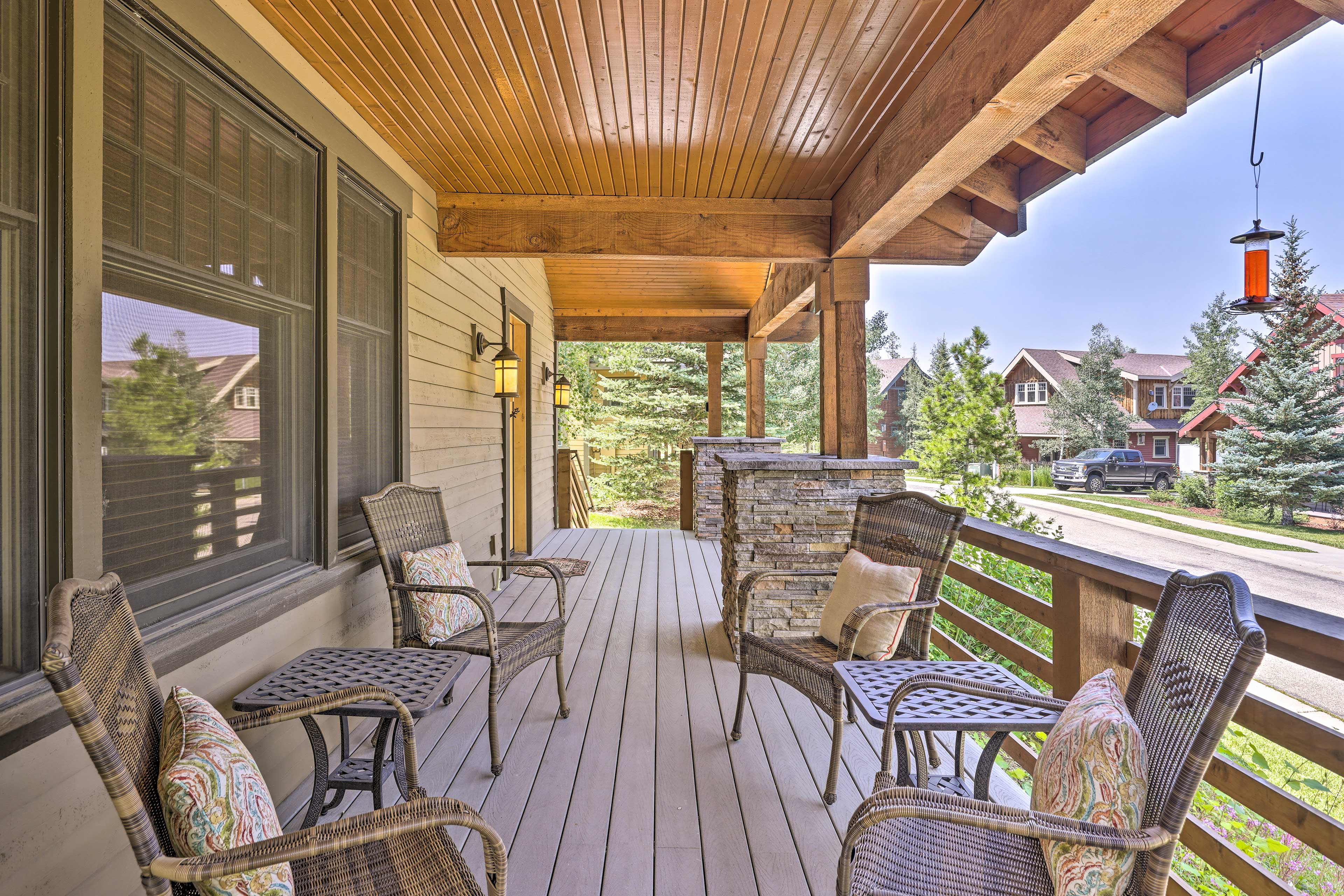Property Image 2 - Quiet Fraser Family Escape: Hot Tub & Front Porch!