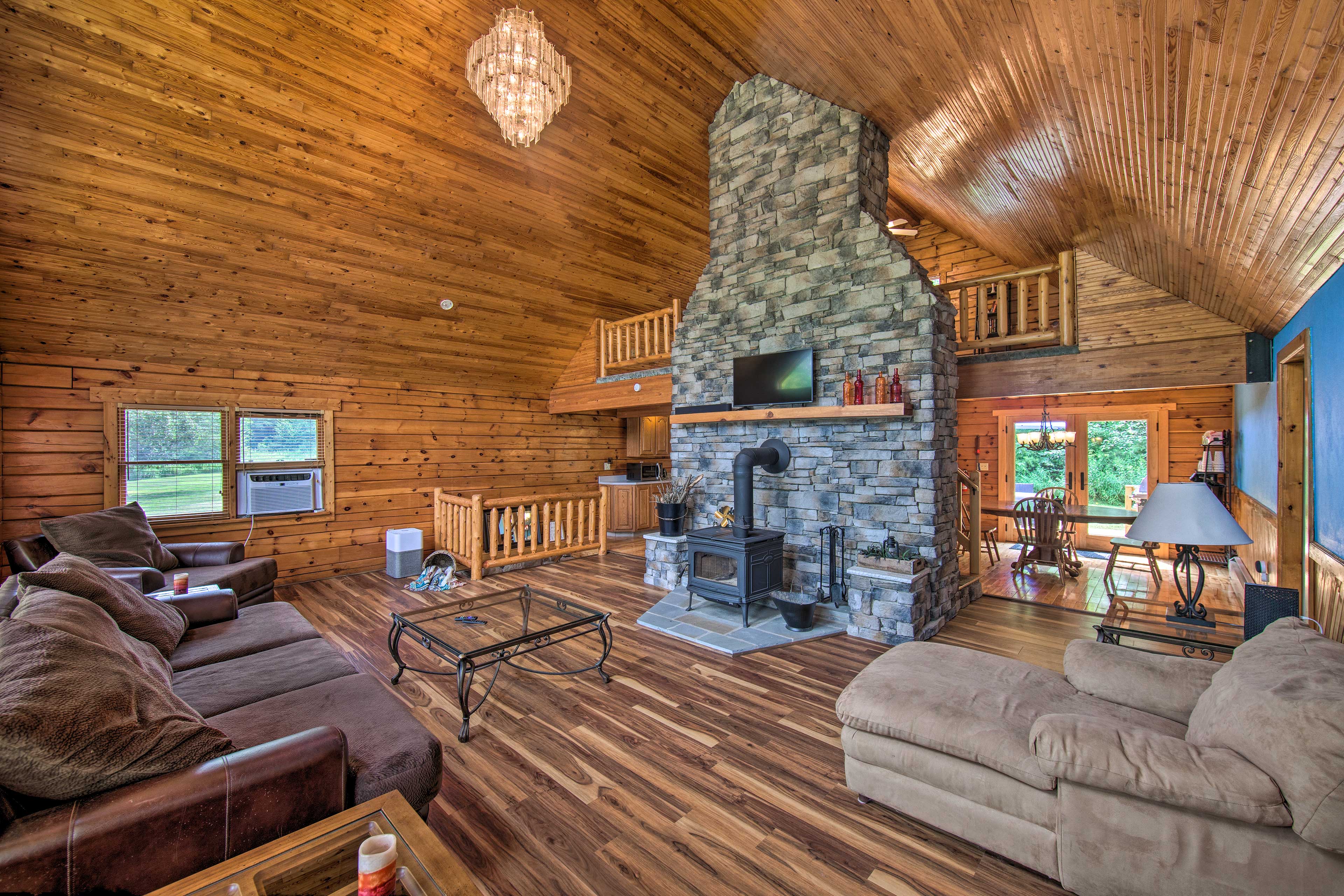 Property Image 1 - Cozy Family-Friendly Pine Grove Cabin w/ Fire Pit!