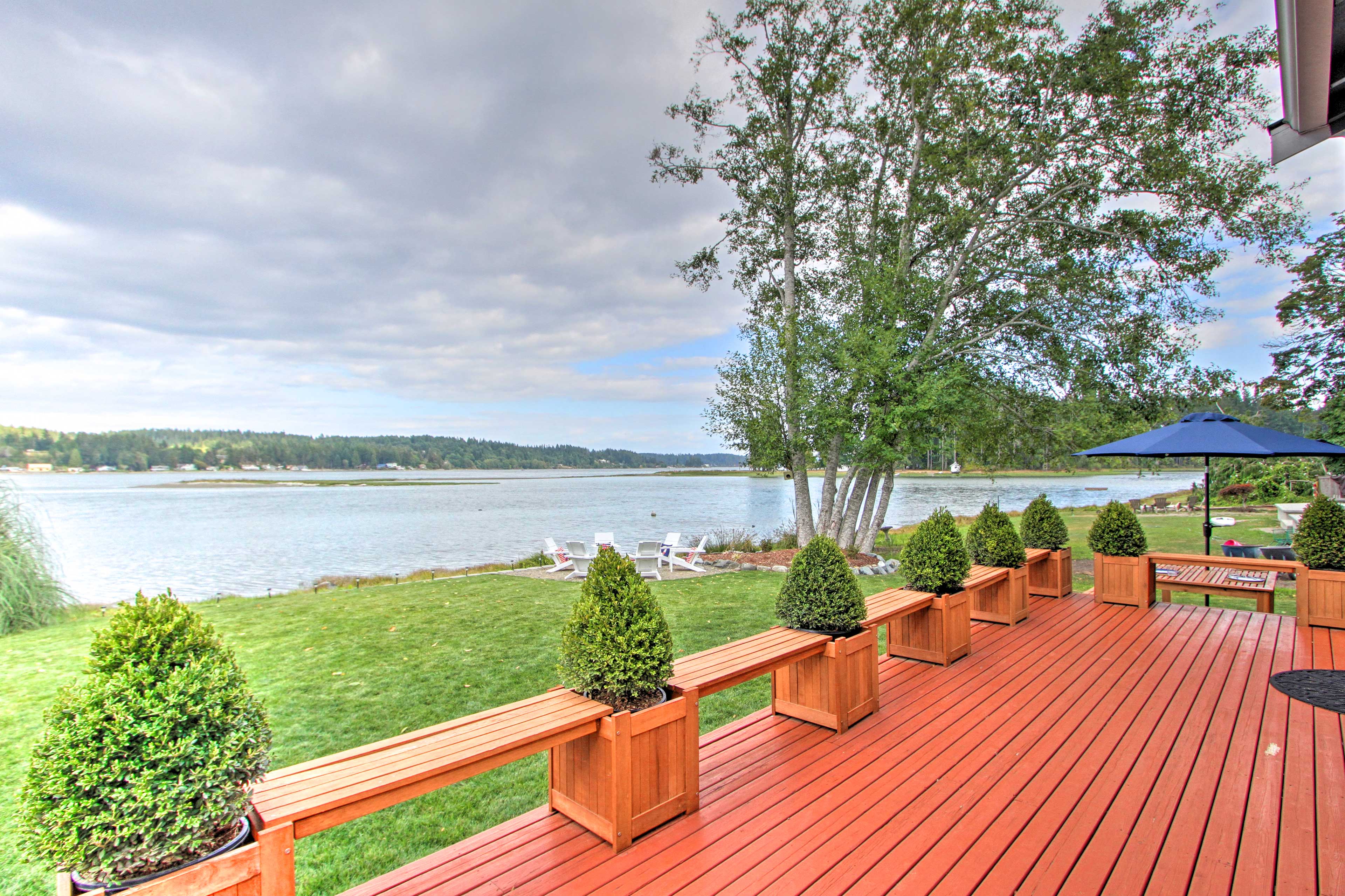 Property Image 1 - Waterfront Allyn Home with Fire Pit + Backyard!