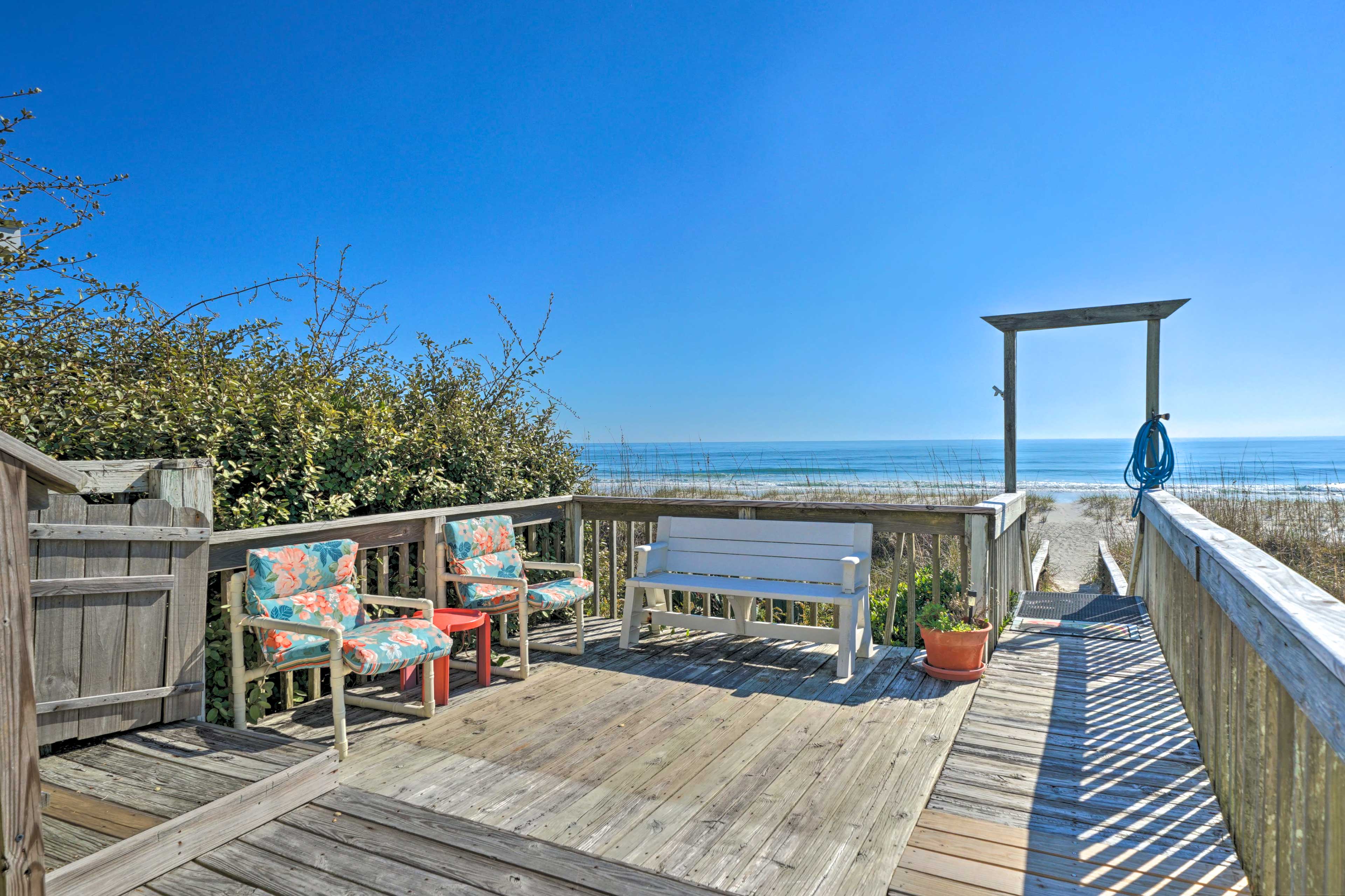 Property Image 2 - NEW! Oceanfront Gem w/ Rooftop Deck: Steps to Sand