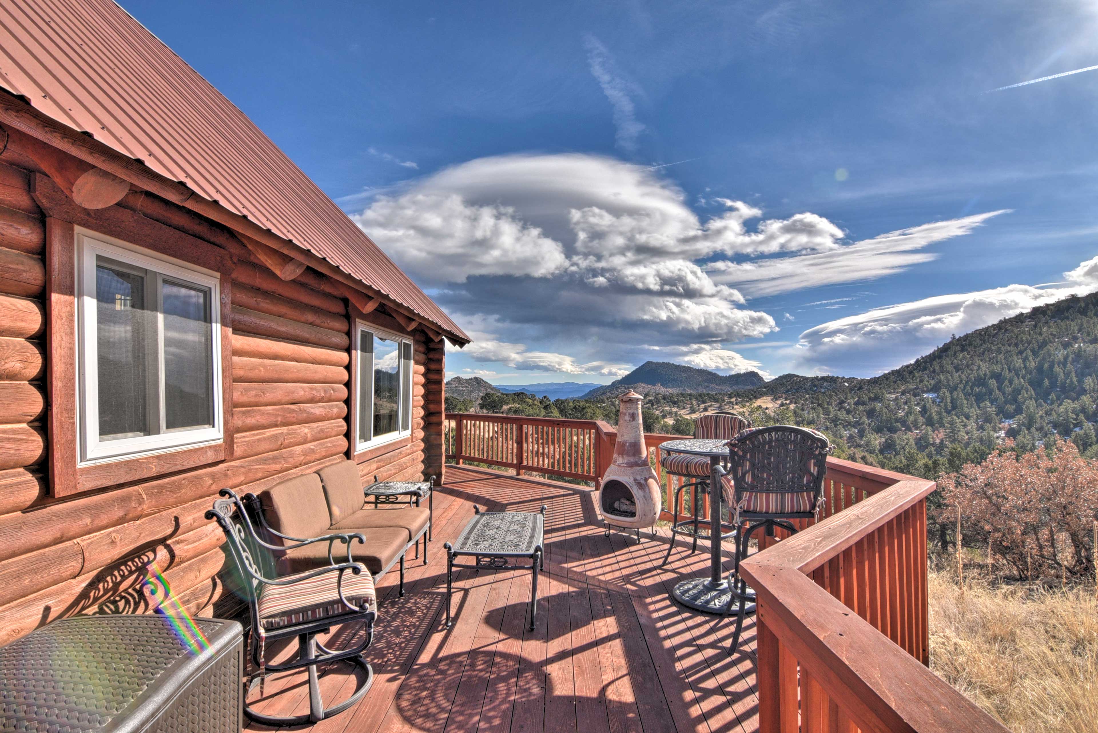 Property Image 1 - Remote Escape w/ Deck & Sweeping Mountain Views!