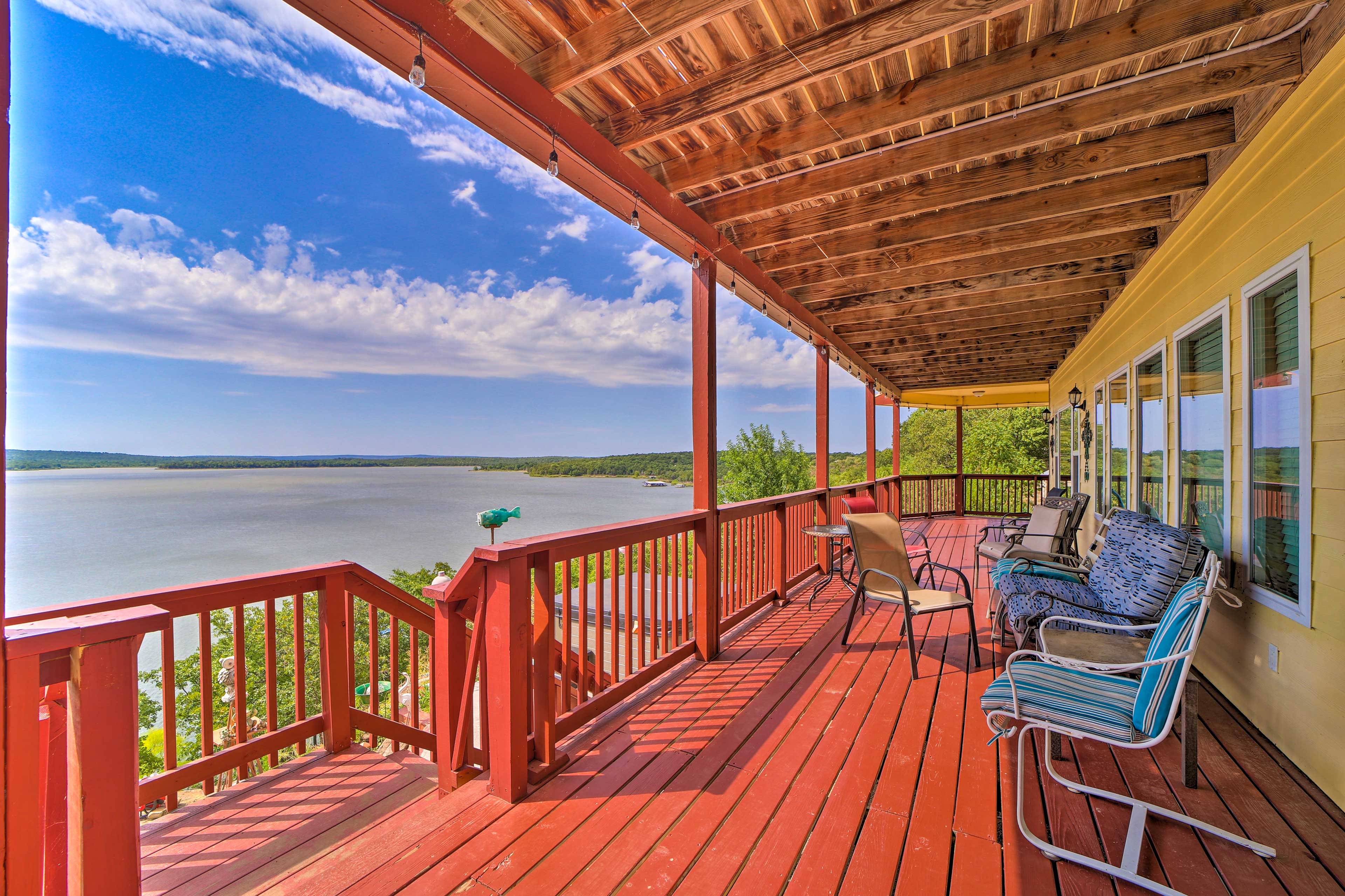 Property Image 1 - Waterfront Lake Eufaula Home w/ Deck + Views!