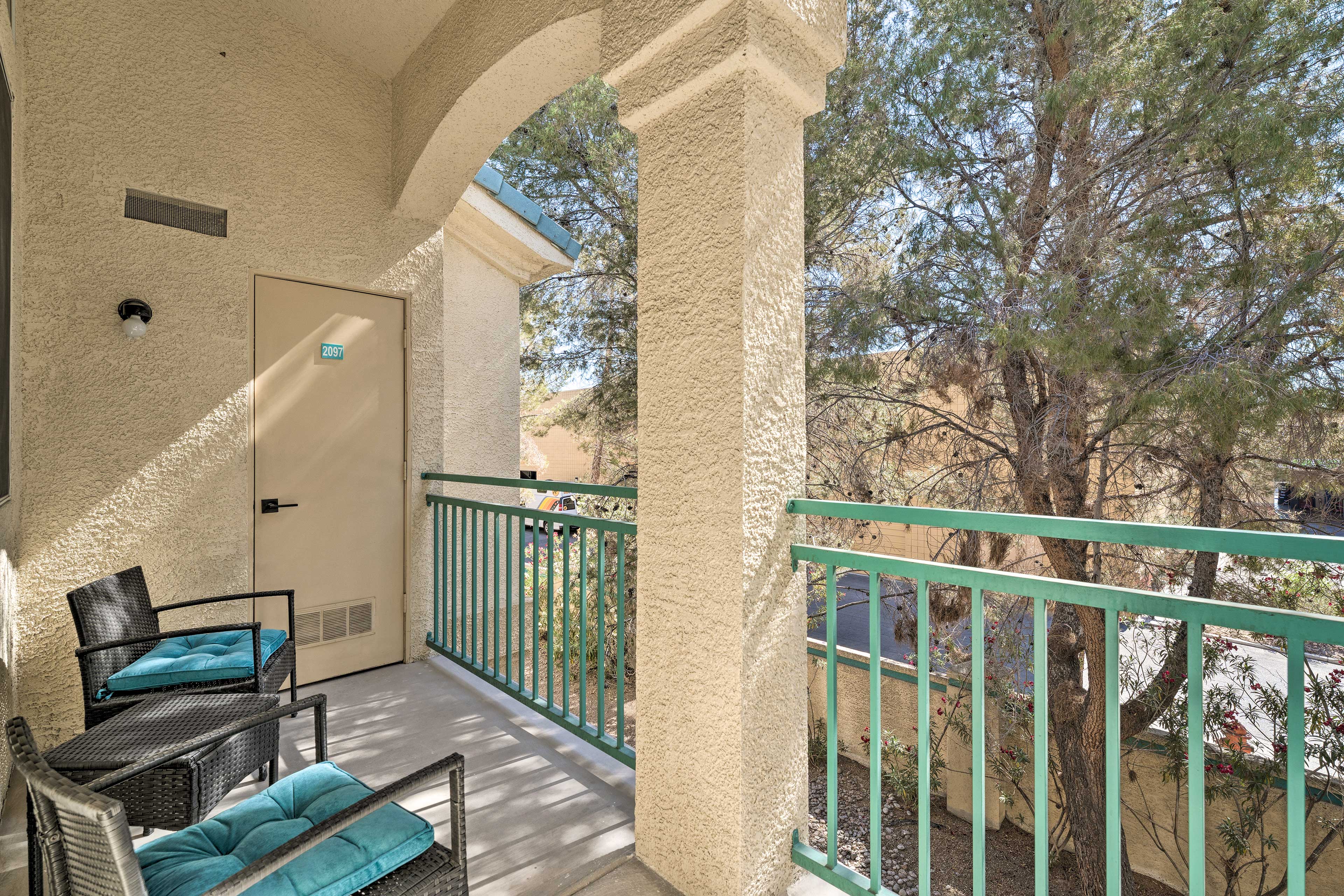 Updated Vegas Condo with Balcony & Pool Access!