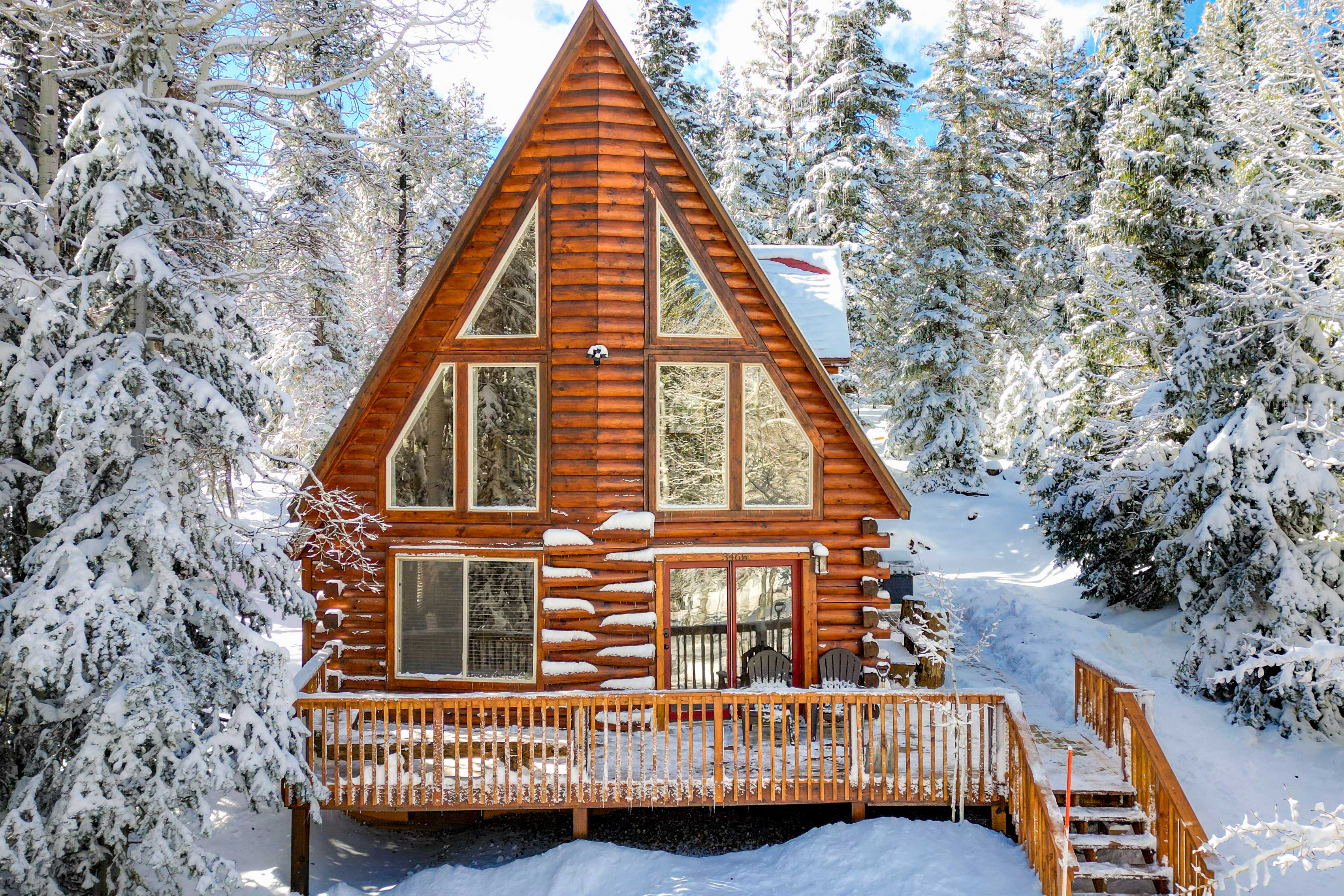 Property Image 1 - Newly Renovated A-Frame Cabin w/ Fire Pit!