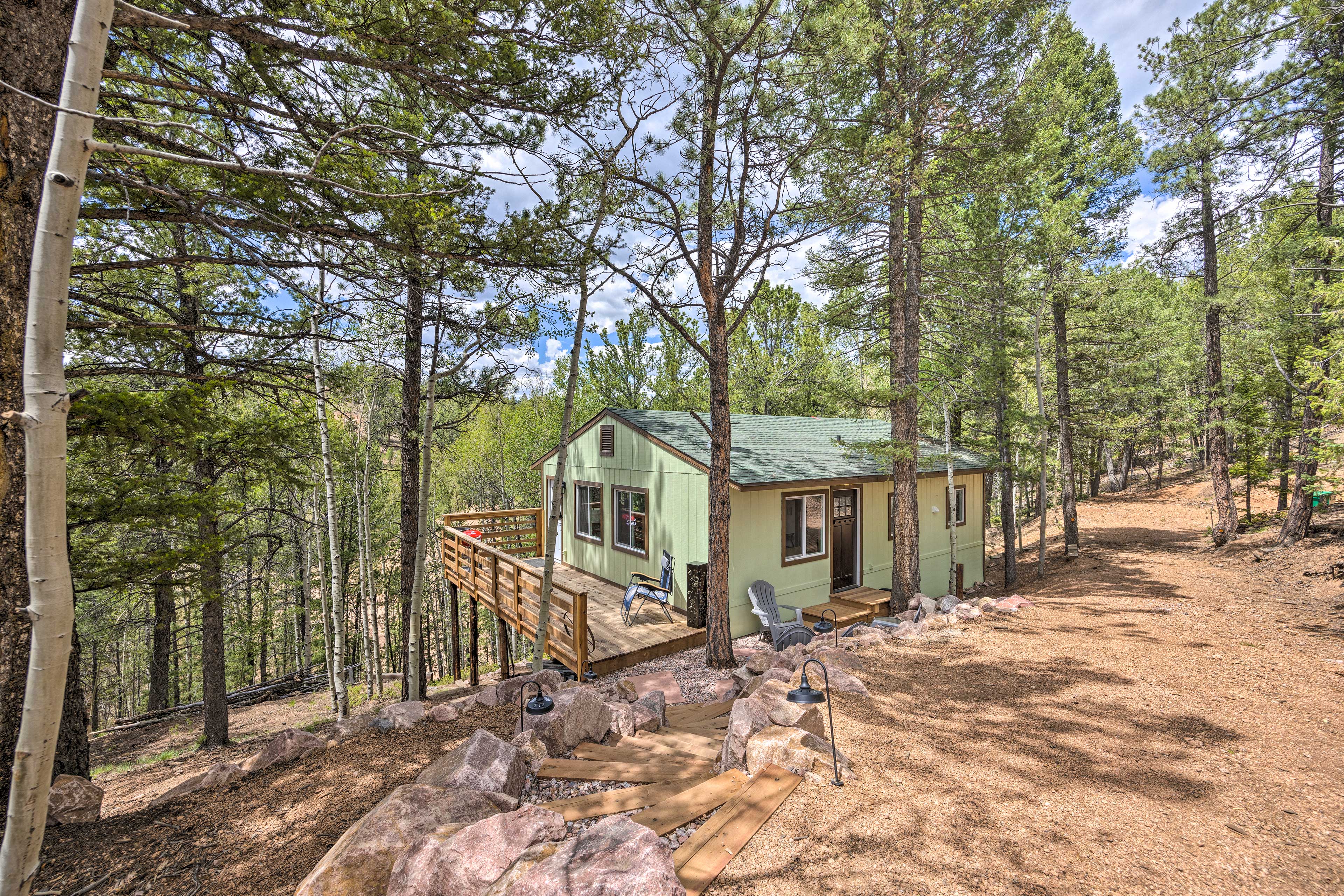 Property Image 2 - Dreamy Divide Cabin w/ Deck & Forest View!