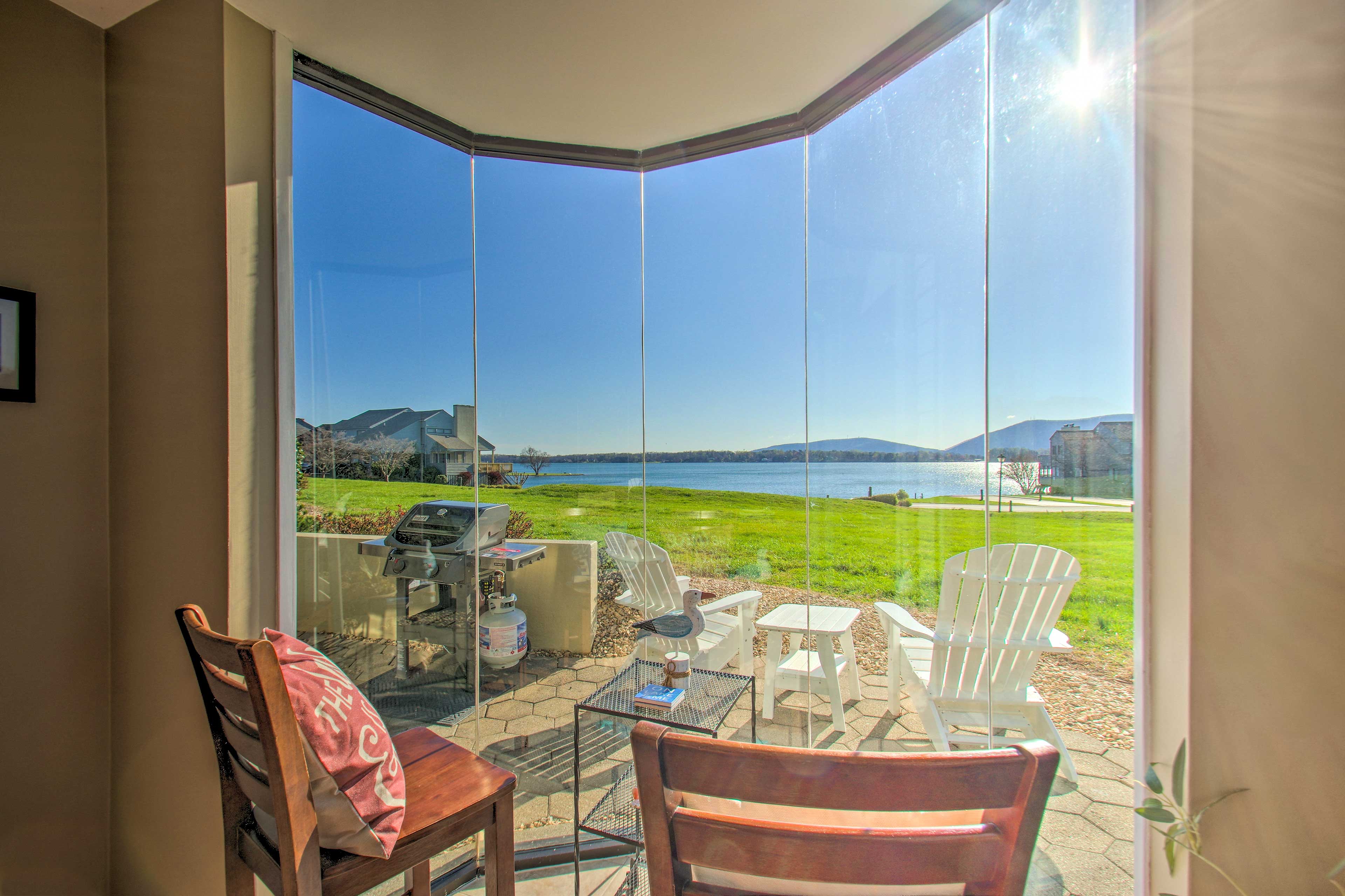 Property Image 1 - NEW! Sun-Filled Condo w/ Smith Mountain Lake Views