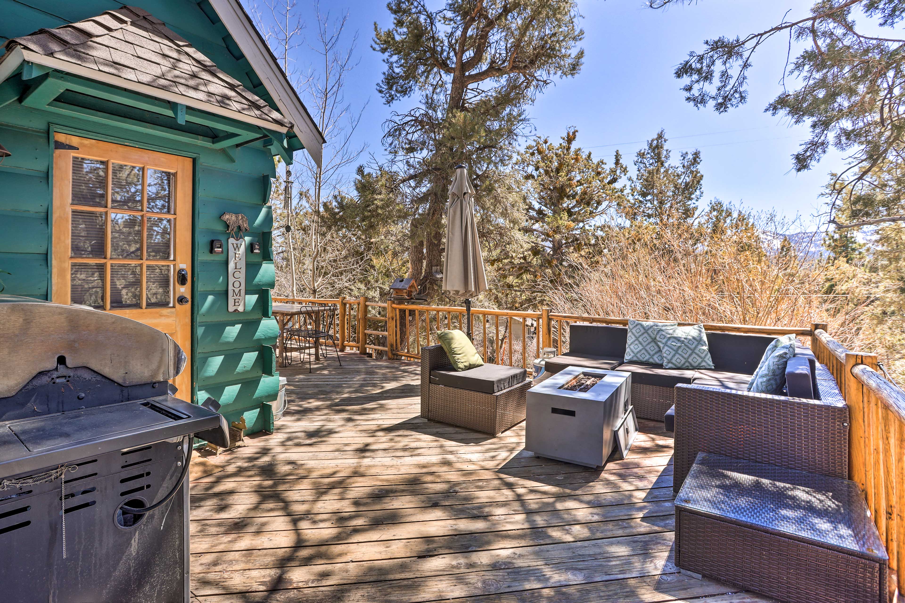 Property Image 1 - NEW! Bright Big Bear Cabin w/ Hot Tub + Game Room!