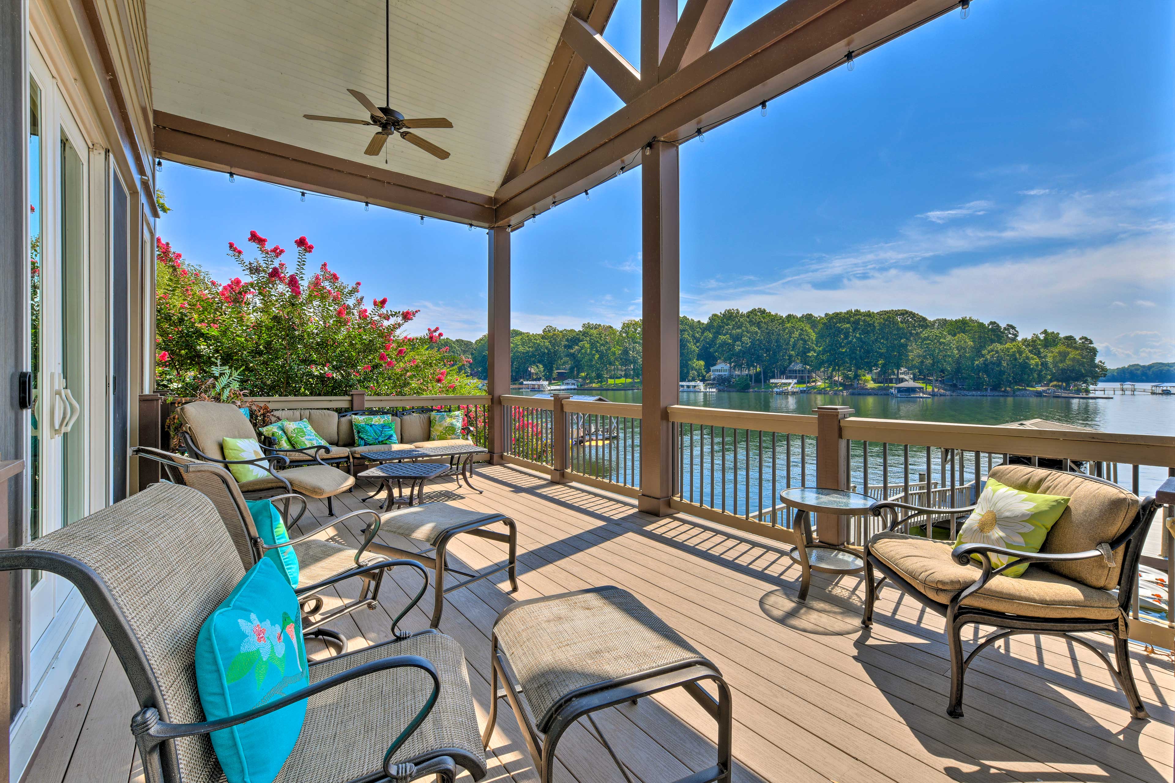 Property Image 1 - NEW! Luxe Lakefront Troutman Haven w/ Boat Dock!
