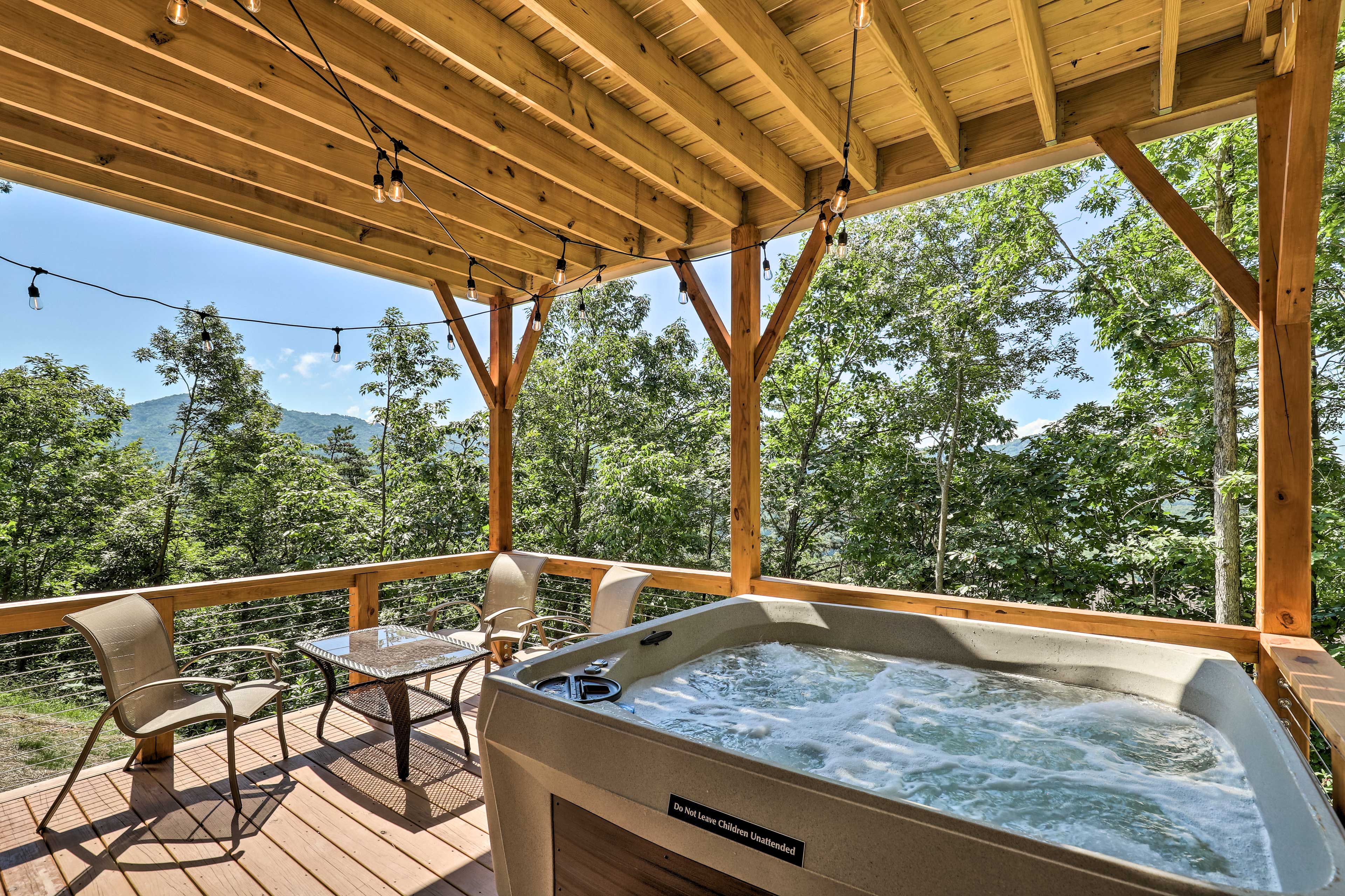 Property Image 2 - NEW! Scenic Asheville Escape: Hot Tub + Mtn Views!