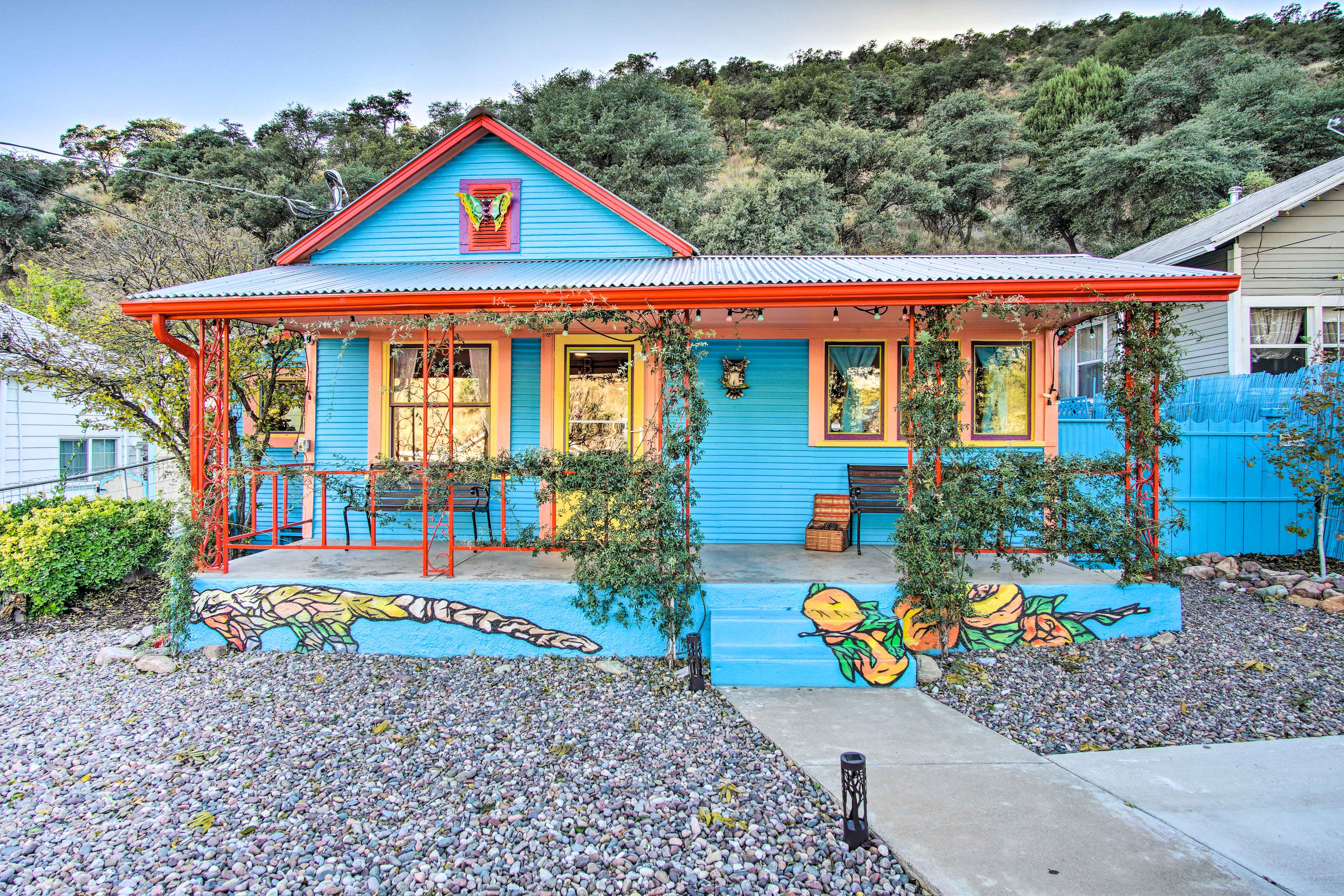 Property Image 1 - Colorful Bisbee Home w/ Patio ~ 1 Mi to Dtwn!
