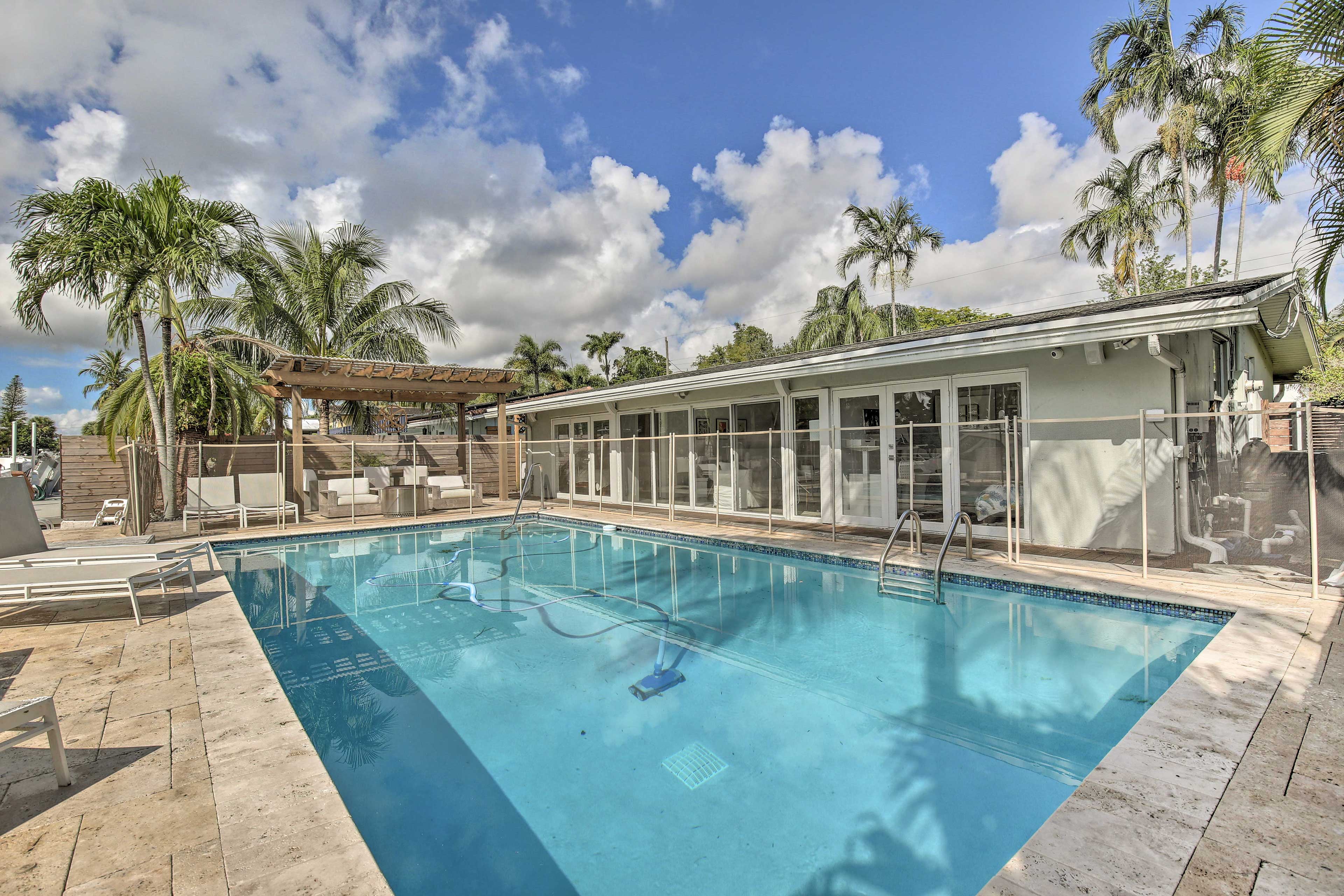 Property Image 1 - NEW! Serene Fort Lauderdale Home: Pool & Boat Dock