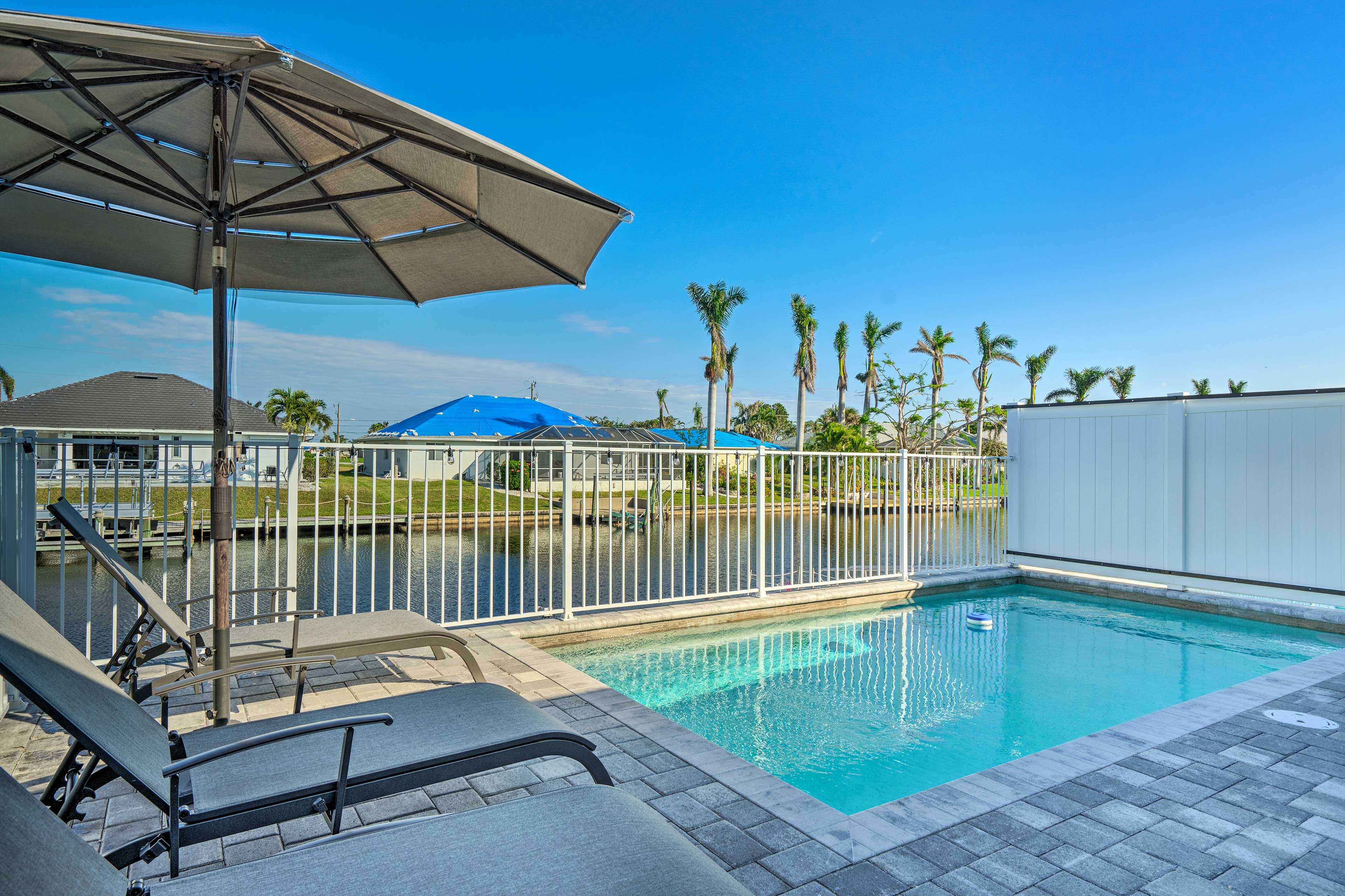 Property Image 2 - NEW! Cape Coral Gem w/ Waterfront Boat Dock & Pool