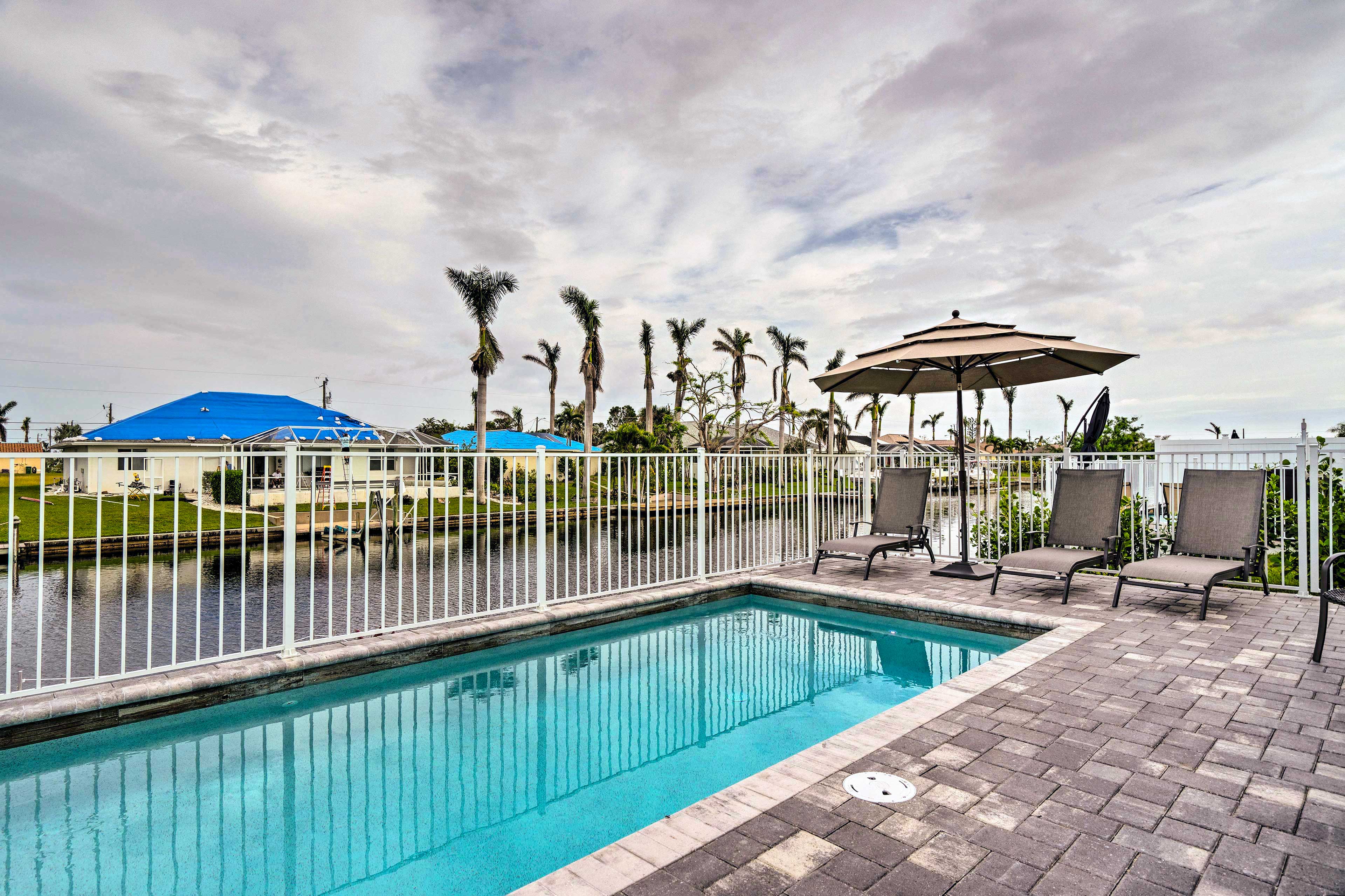 Property Image 1 - NEW! Waterfront Cape Coral Retreat w/ Heated Pool!